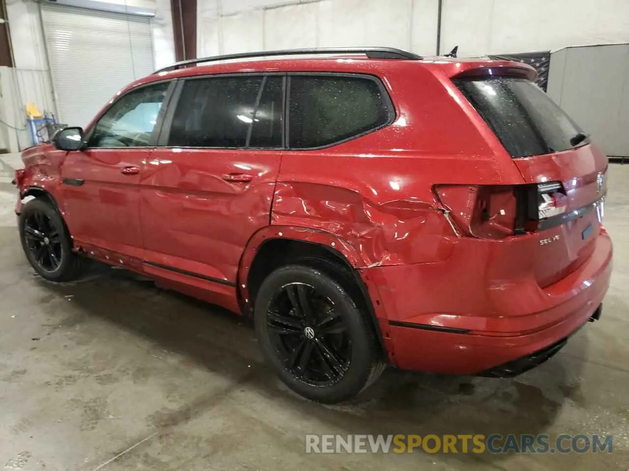 2 fotografías del automóvil dañado 1V2SR2CA7PC516507 VOLKSWAGEN ATLAS 2023