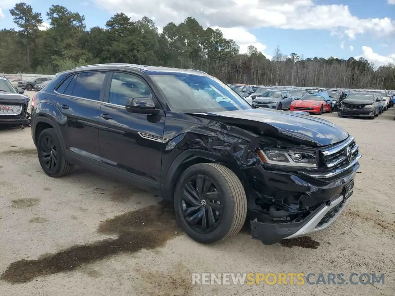4 fotografías del automóvil dañado 1V2WC2CA6PC213446 VOLKSWAGEN ATLAS 2023