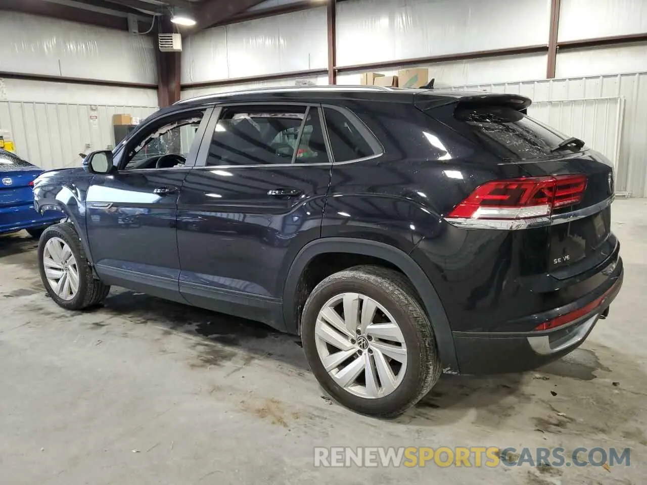 2 fotografías del automóvil dañado 1V2WE2CA5PC219314 VOLKSWAGEN ATLAS 2023