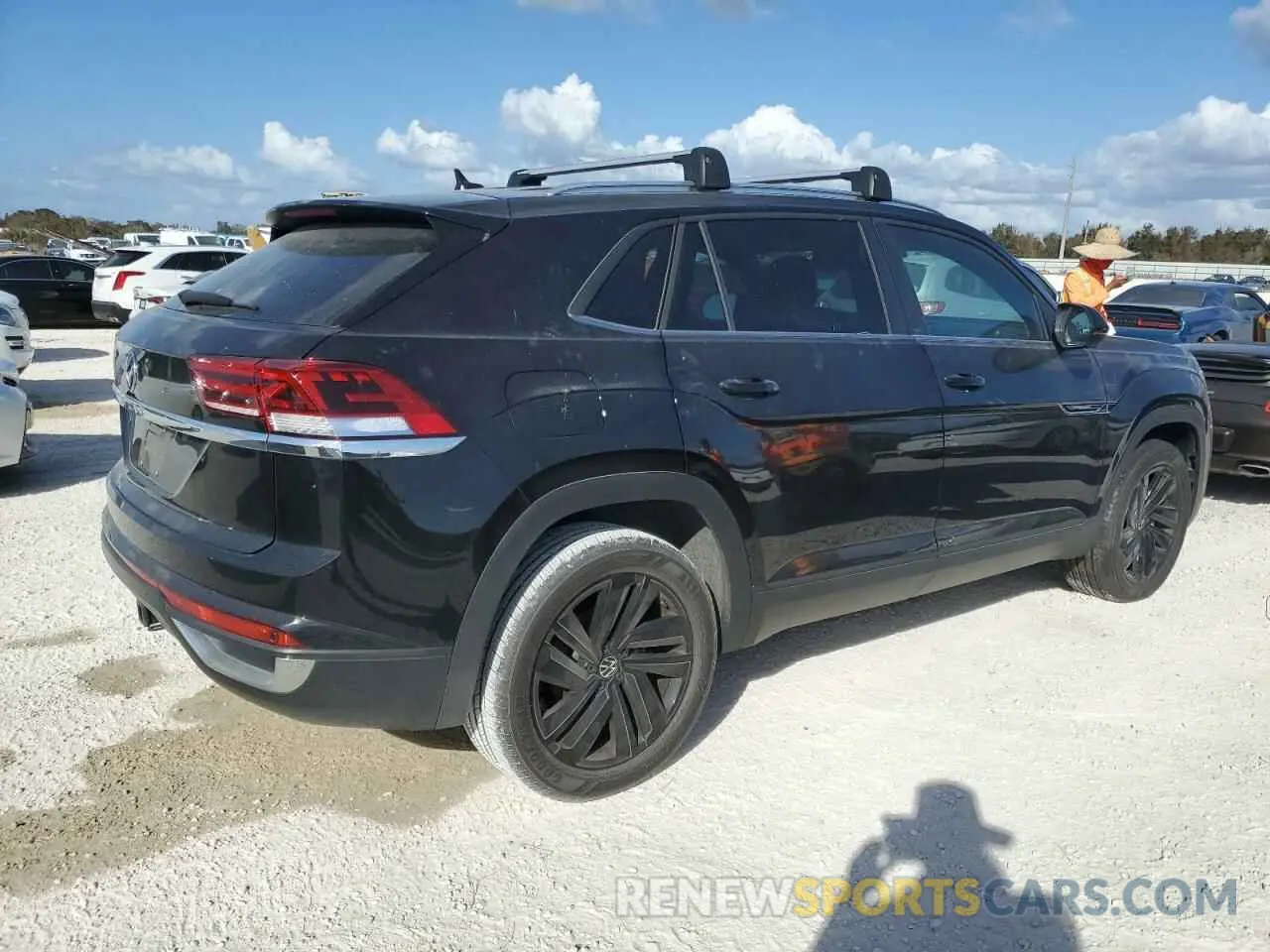 3 fotografías del automóvil dañado 1V2WE2CA8PC214978 VOLKSWAGEN ATLAS 2023