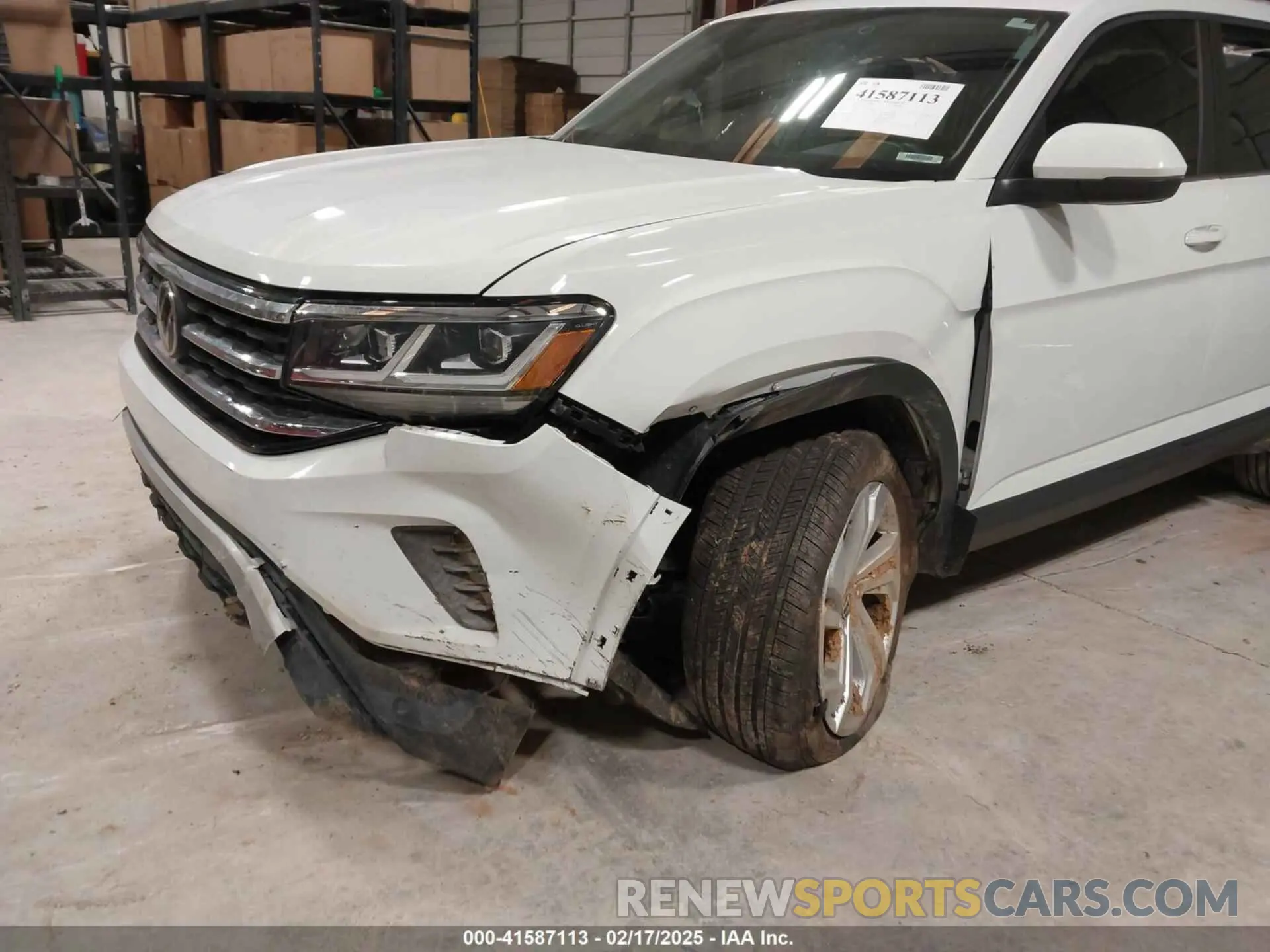 6 fotografías del automóvil dañado 1V2WR2CA2PC530932 VOLKSWAGEN ATLAS 2023