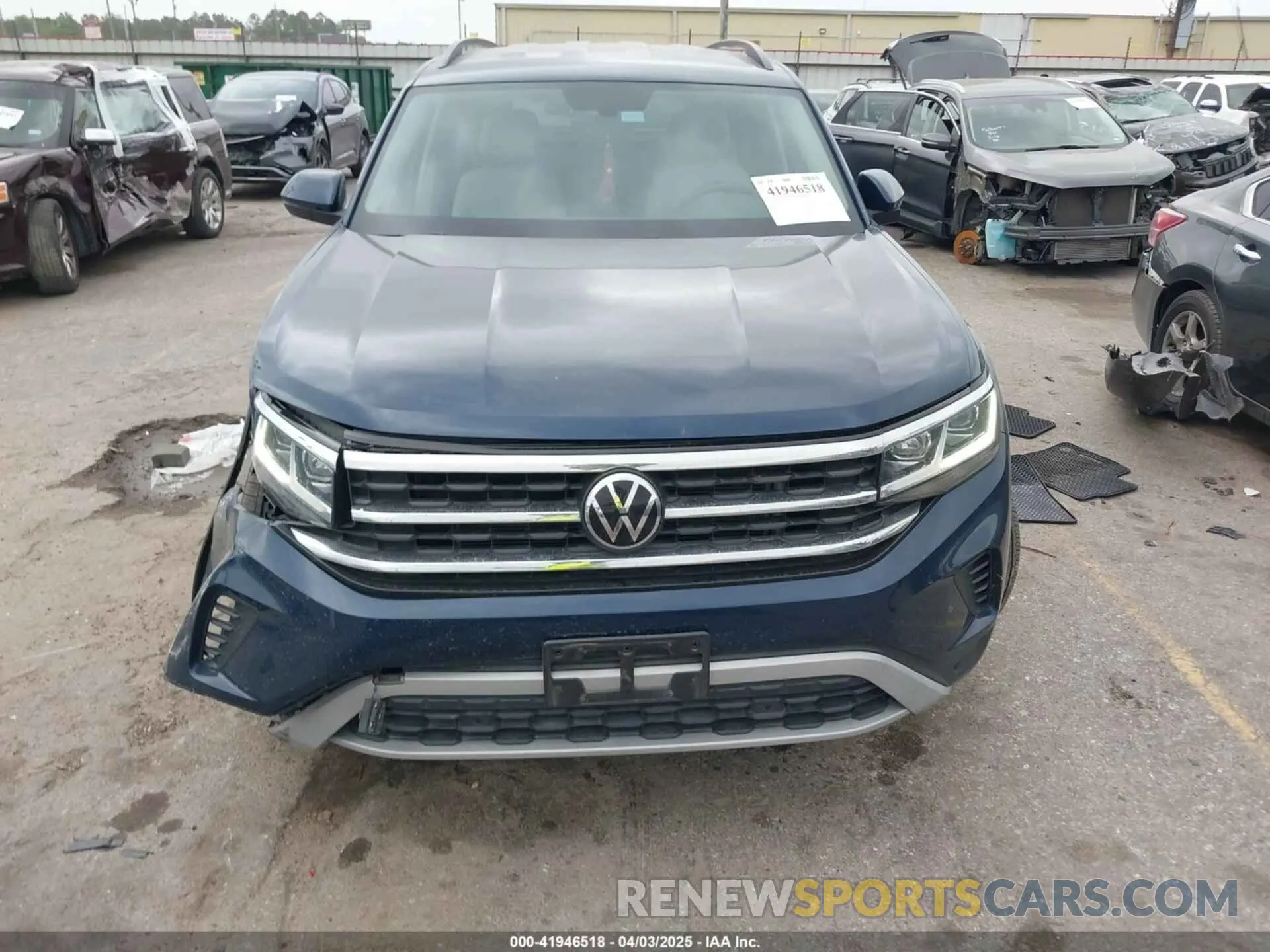 12 fotografías del automóvil dañado 1V2WR2CA3PC534357 VOLKSWAGEN ATLAS 2023