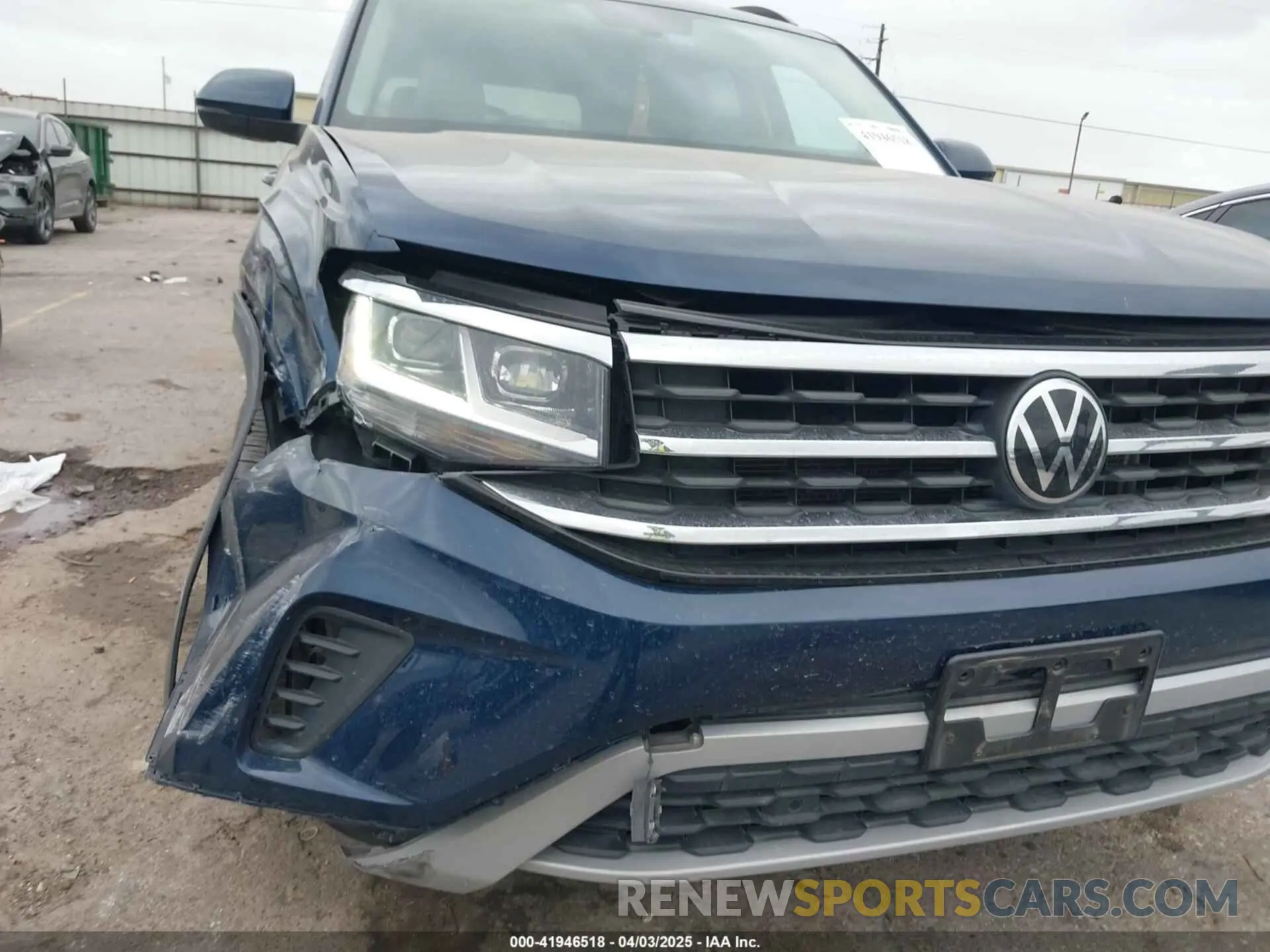 6 fotografías del automóvil dañado 1V2WR2CA3PC534357 VOLKSWAGEN ATLAS 2023