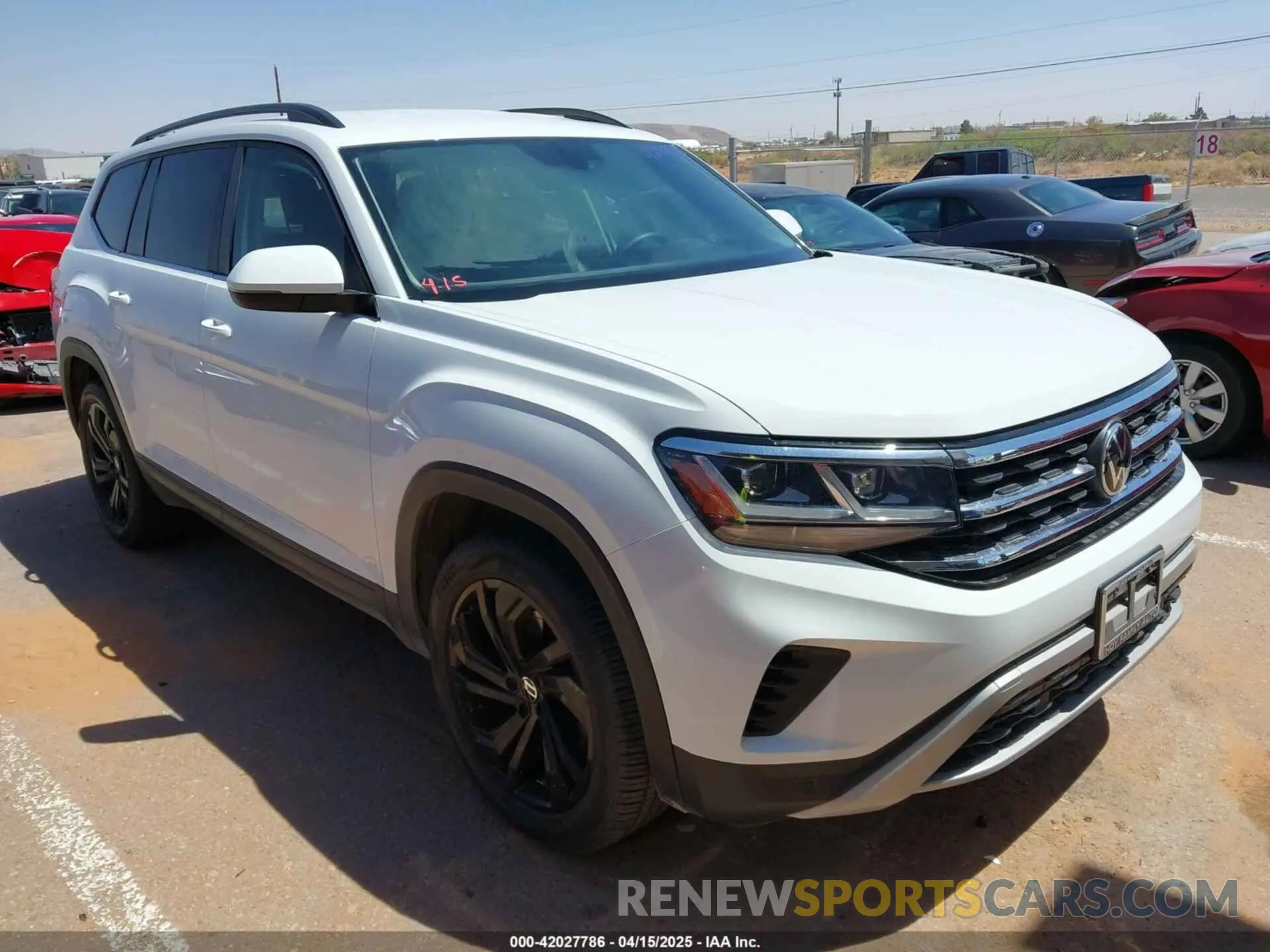 1 fotografías del automóvil dañado 1V2WR2CA5PC525708 VOLKSWAGEN ATLAS 2023