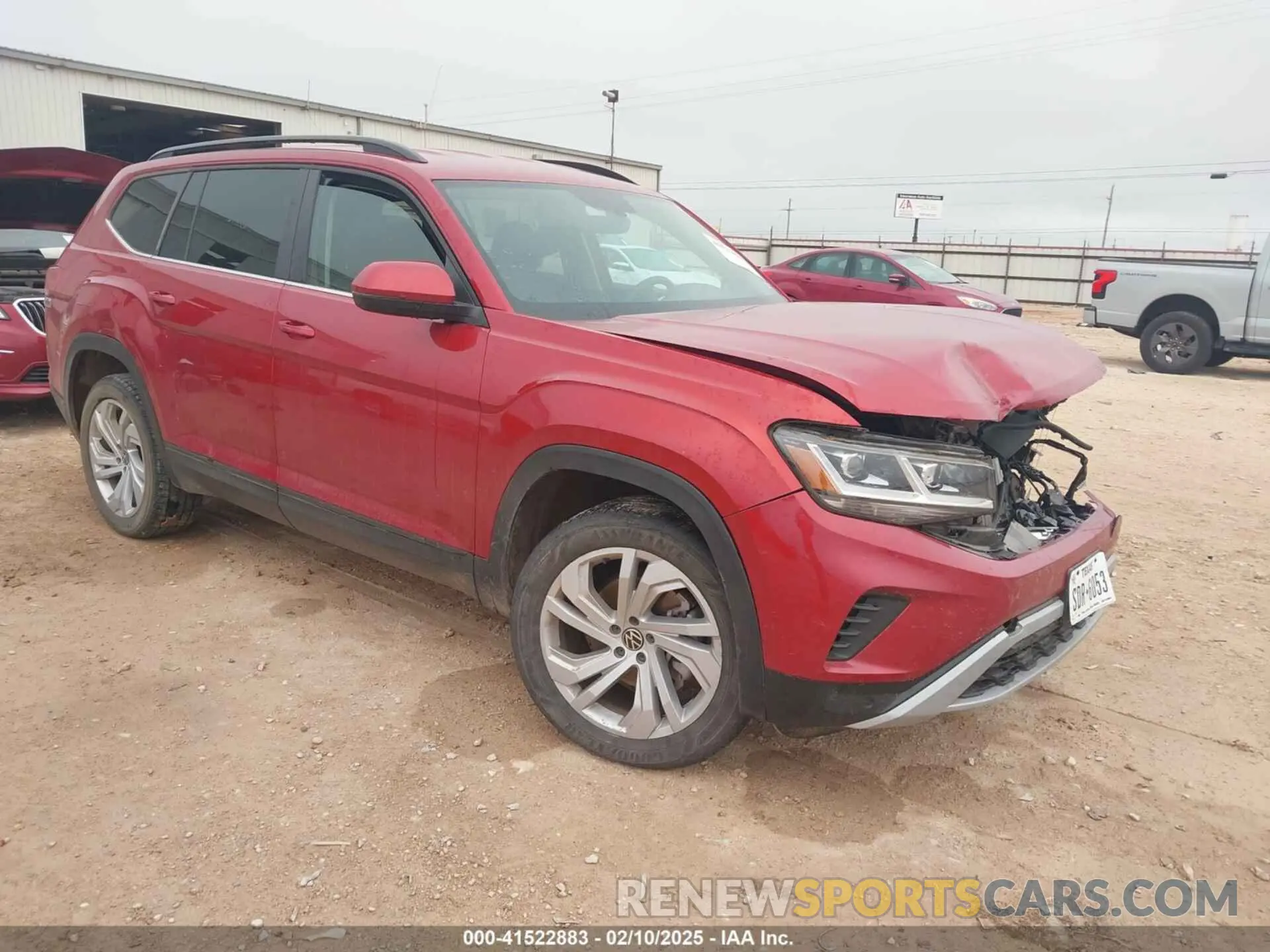 1 fotografías del automóvil dañado 1V2WR2CA6PC508576 VOLKSWAGEN ATLAS 2023