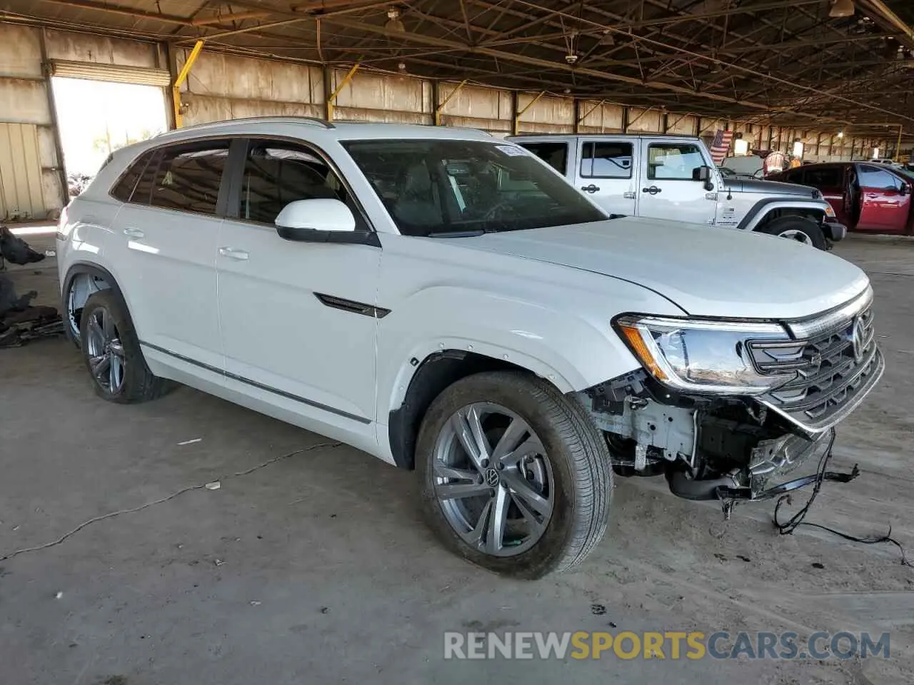 4 fotografías del automóvil dañado 1V2AE2CA7RC251565 VOLKSWAGEN ATLAS 2024