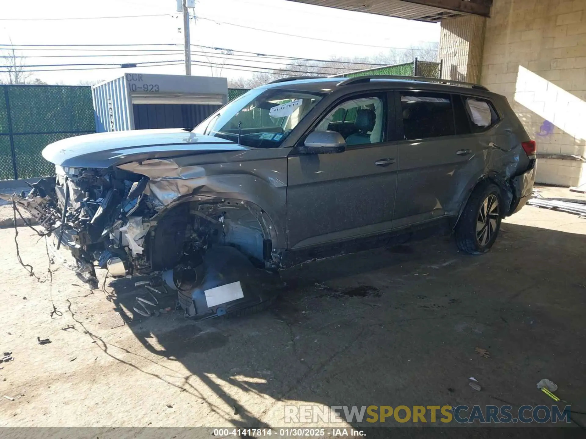 2 fotografías del automóvil dañado 1V2BR2CA4RC513888 VOLKSWAGEN ATLAS 2024