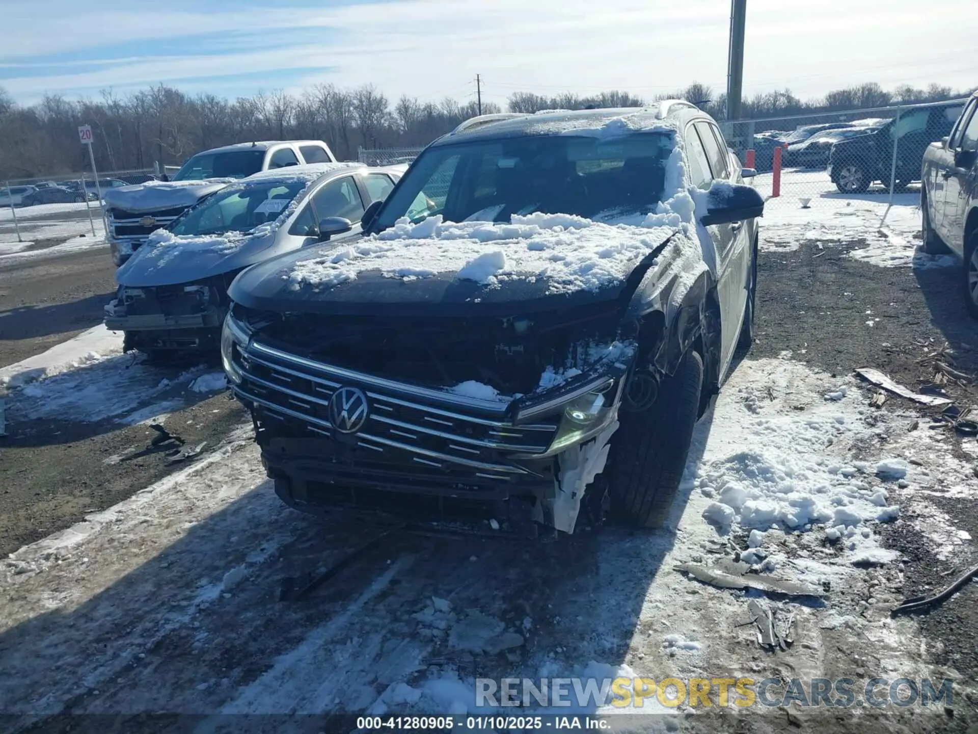 12 fotografías del automóvil dañado 1V2BR2CA5RC519196 VOLKSWAGEN ATLAS 2024