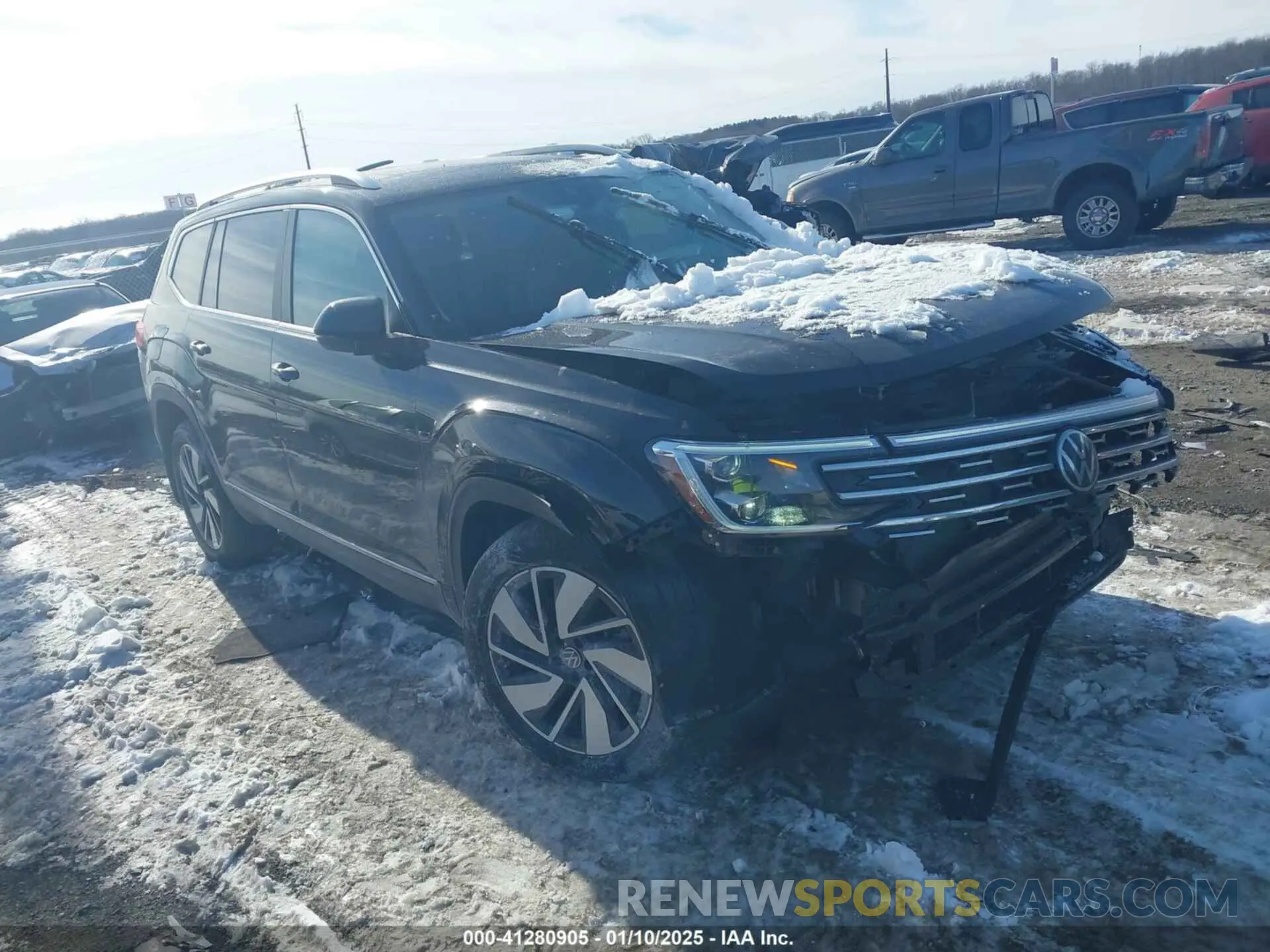 13 fotografías del automóvil dañado 1V2BR2CA5RC519196 VOLKSWAGEN ATLAS 2024