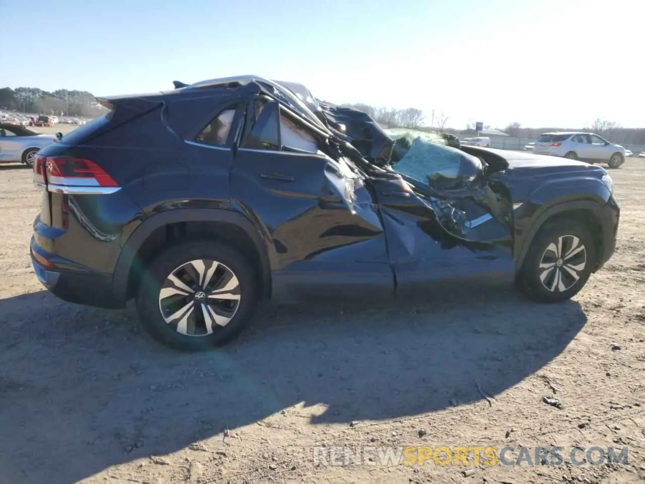 3 fotografías del automóvil dañado 1V2DE2CA6RC206226 VOLKSWAGEN ATLAS 2024
