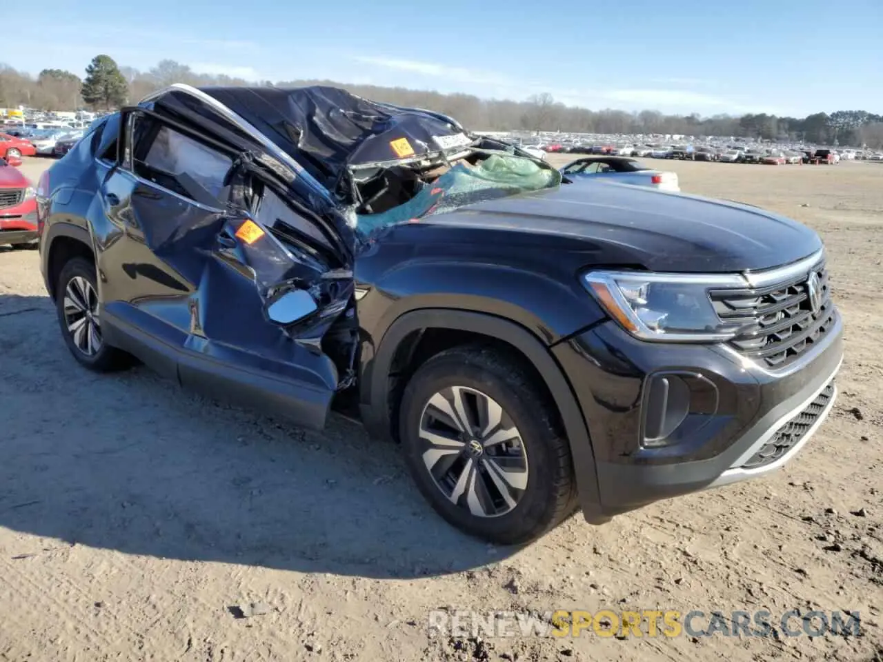 4 fotografías del automóvil dañado 1V2DE2CA6RC206226 VOLKSWAGEN ATLAS 2024