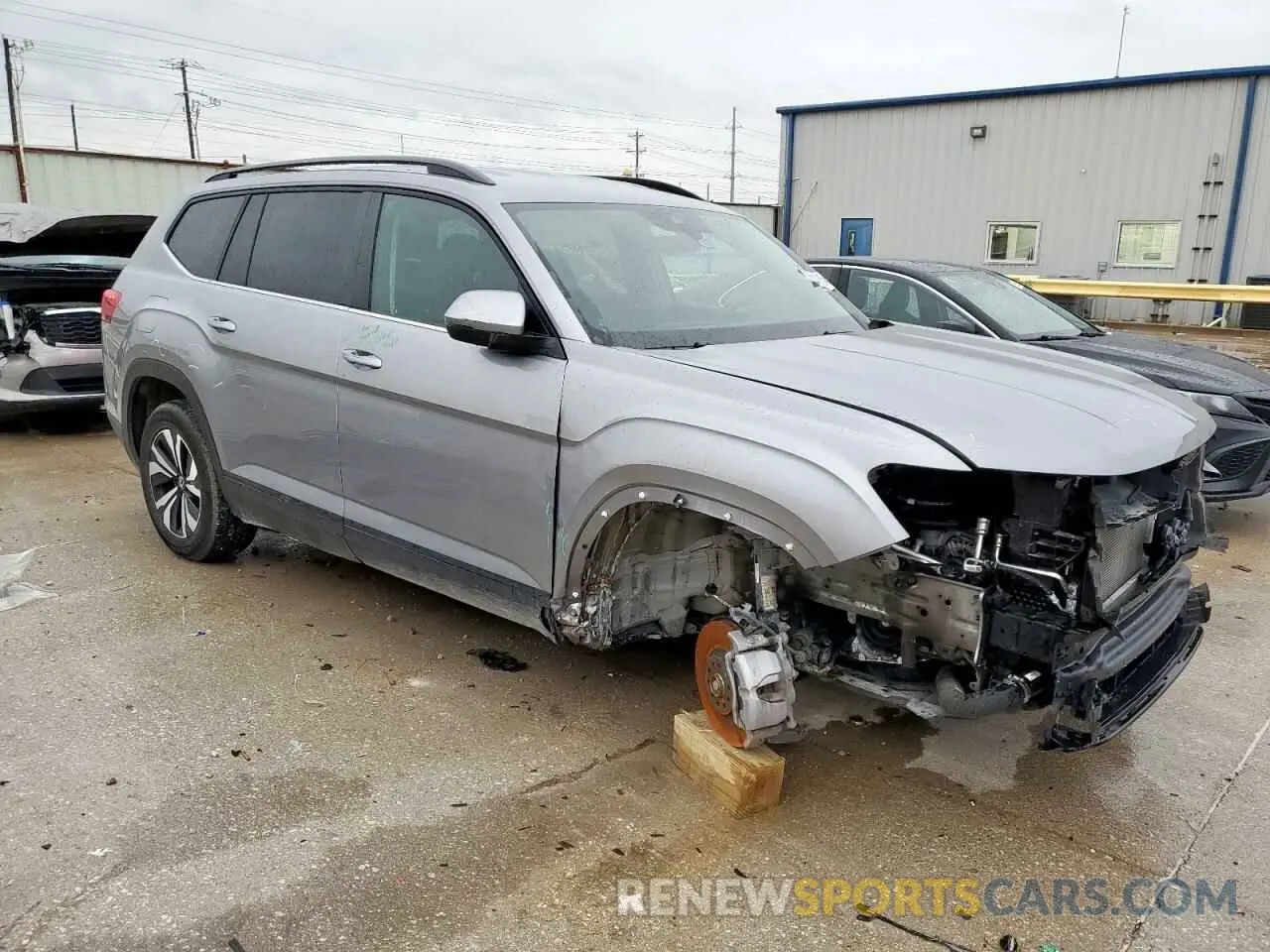 4 fotografías del automóvil dañado 1V2DR2CA1RC527966 VOLKSWAGEN ATLAS 2024