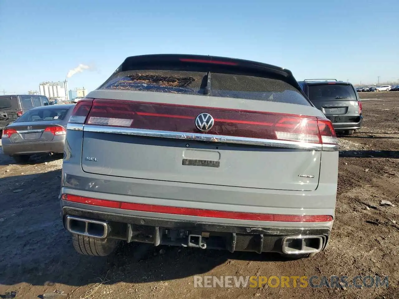 6 fotografías del automóvil dañado 1V2FE2CA4RC251030 VOLKSWAGEN ATLAS 2024