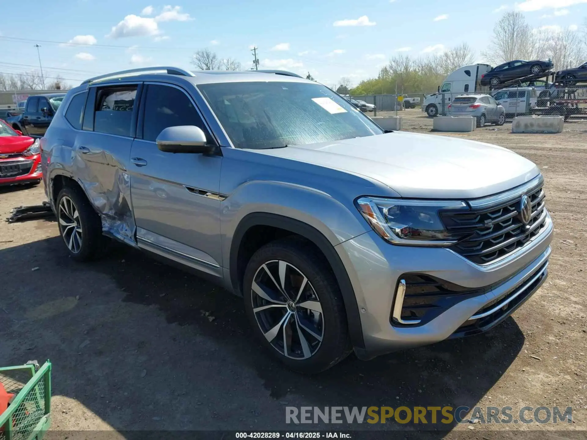 1 fotografías del automóvil dañado 1V2FR2CA2RC551914 VOLKSWAGEN ATLAS 2024