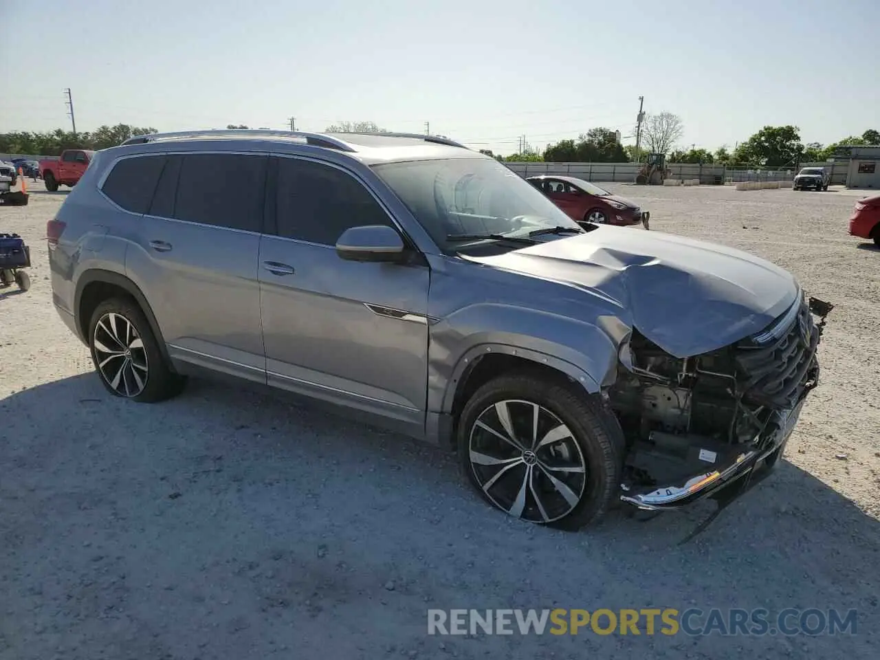 4 fotografías del automóvil dañado 1V2FR2CA9RC520336 VOLKSWAGEN ATLAS 2024