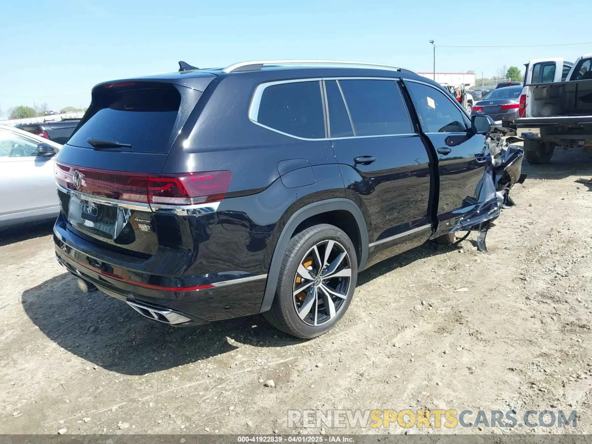 4 fotografías del automóvil dañado 1V2FR2CAXRC524508 VOLKSWAGEN ATLAS 2024