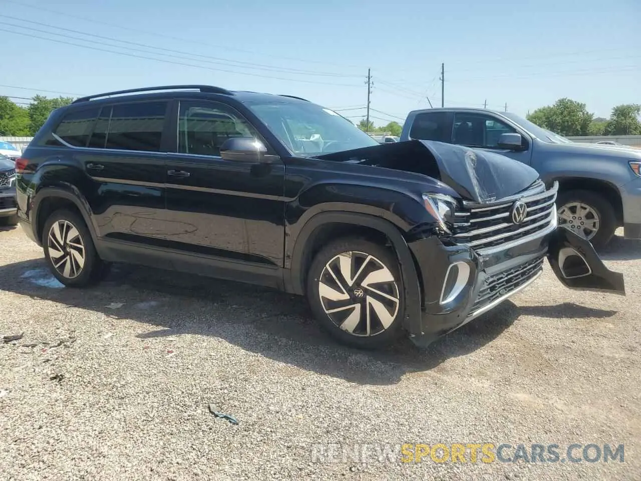 4 fotografías del automóvil dañado 1V2HR2CA1RC565781 VOLKSWAGEN ATLAS 2024
