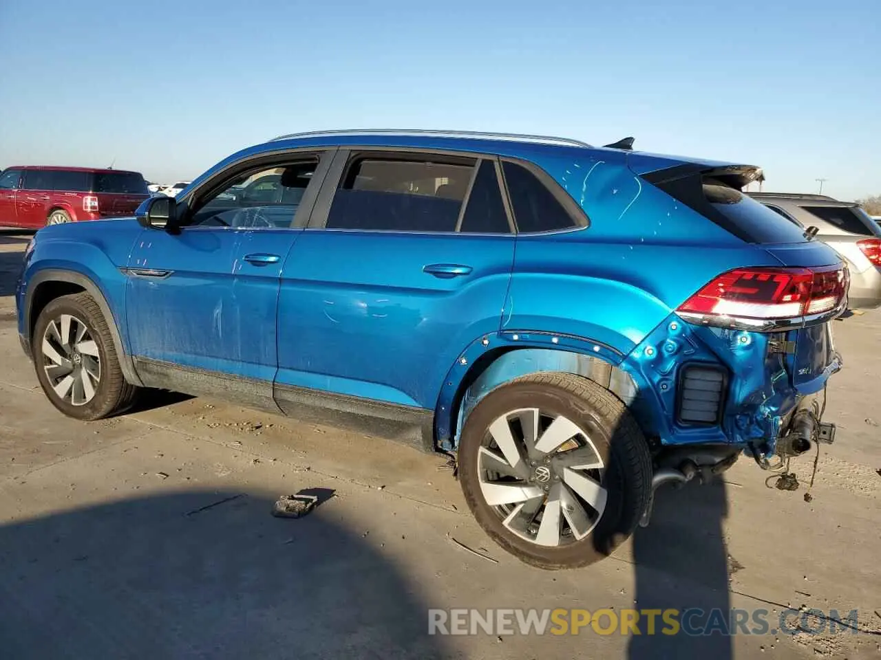 2 fotografías del automóvil dañado 1V2JE2CA7RC246902 VOLKSWAGEN ATLAS 2024