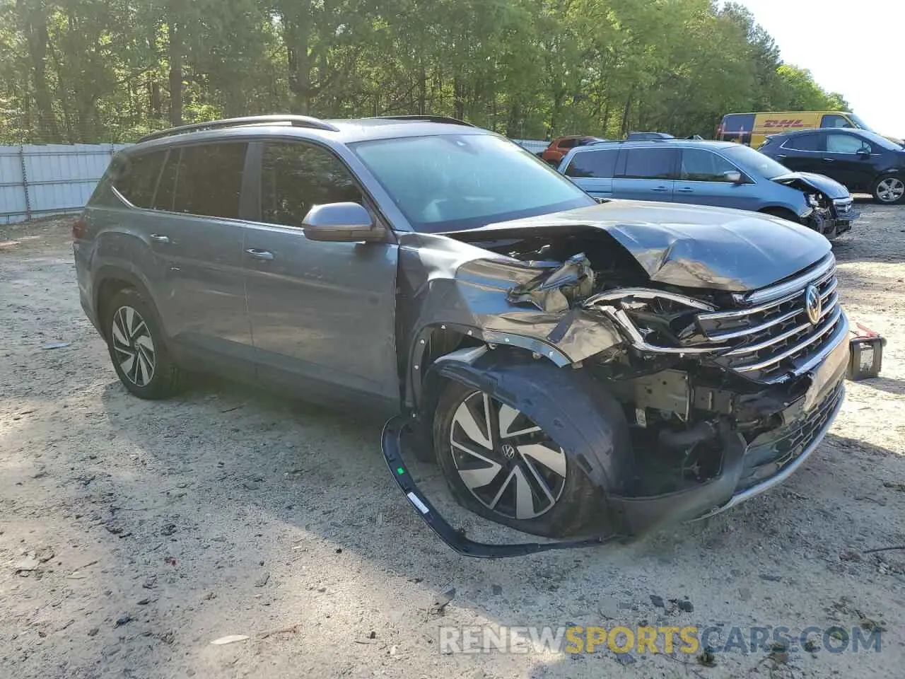 4 fotografías del automóvil dañado 1V2JR2CA1RC598507 VOLKSWAGEN ATLAS 2024
