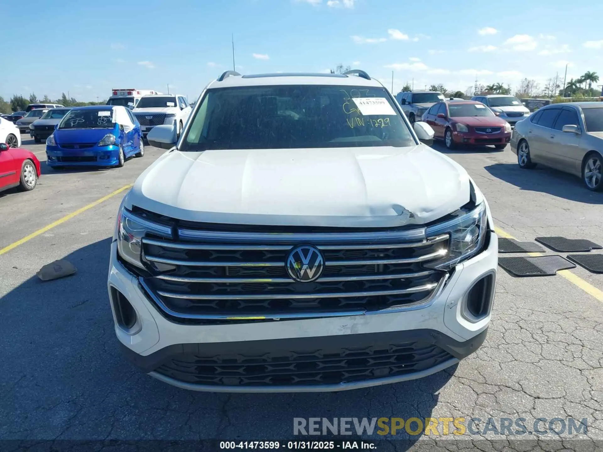 12 fotografías del automóvil dañado 1V2JR2CA6RC551229 VOLKSWAGEN ATLAS 2024