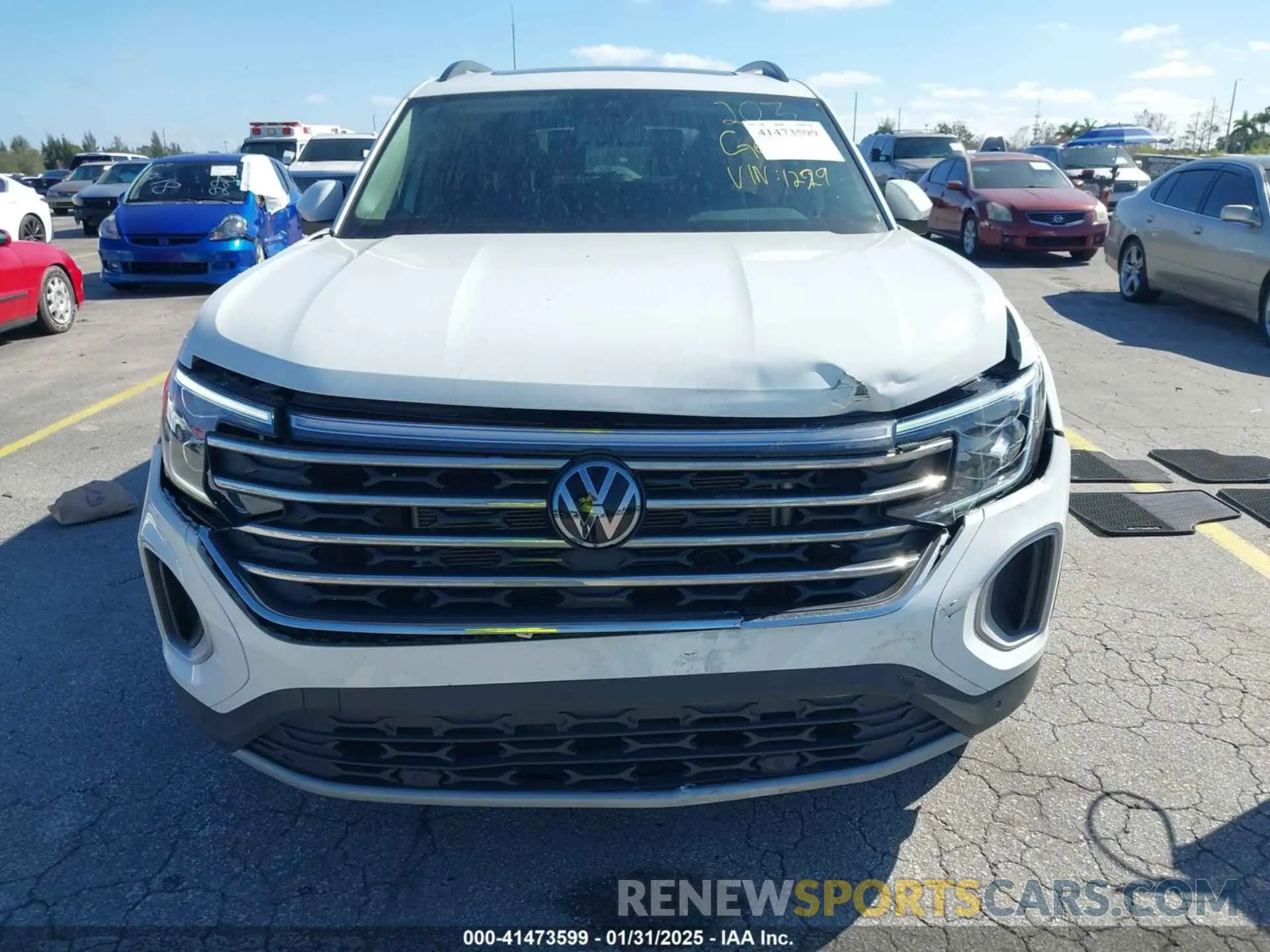 6 fotografías del automóvil dañado 1V2JR2CA6RC551229 VOLKSWAGEN ATLAS 2024