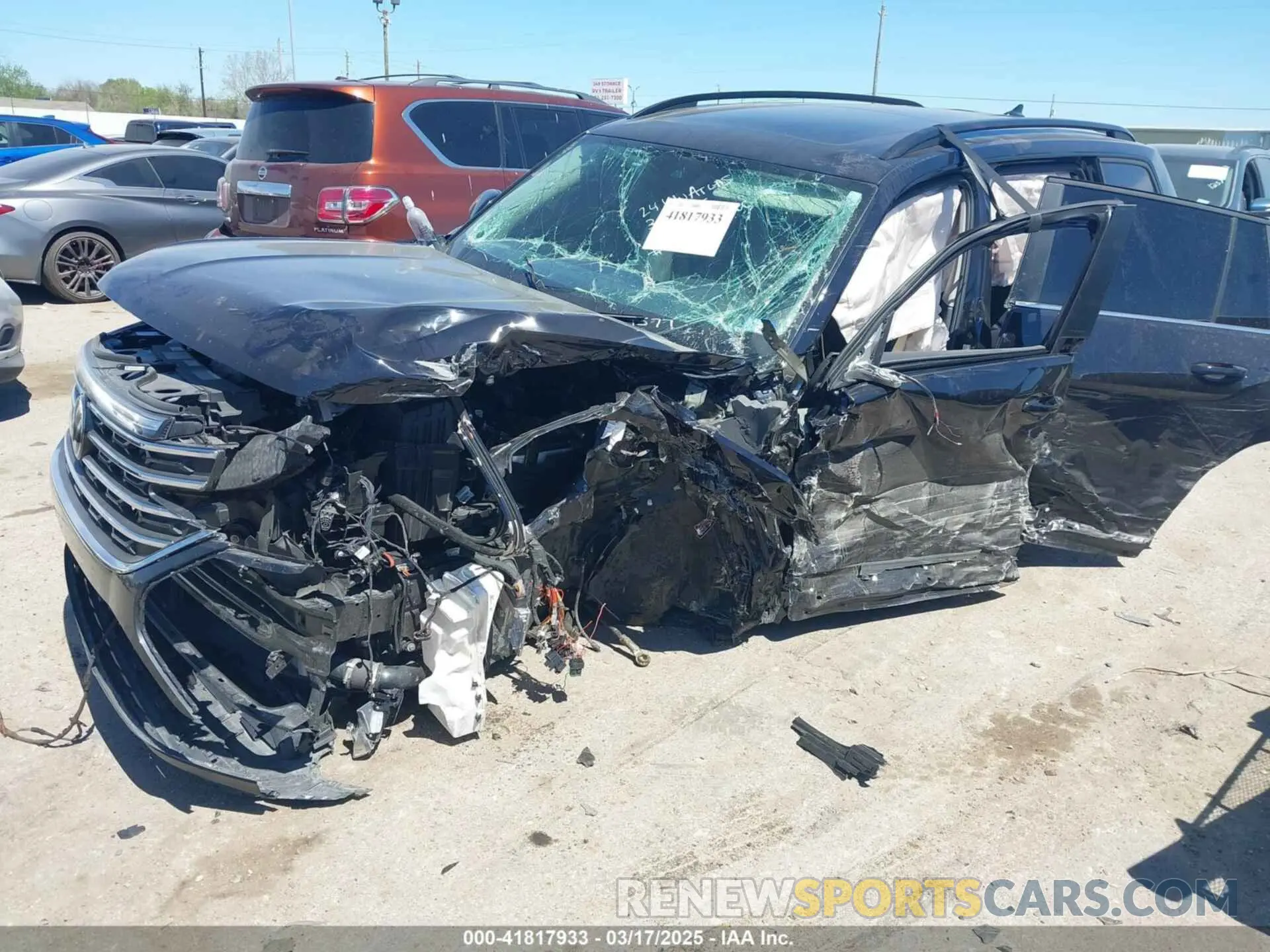 2 fotografías del automóvil dañado 1V2JR2CA9RC591577 VOLKSWAGEN ATLAS 2024