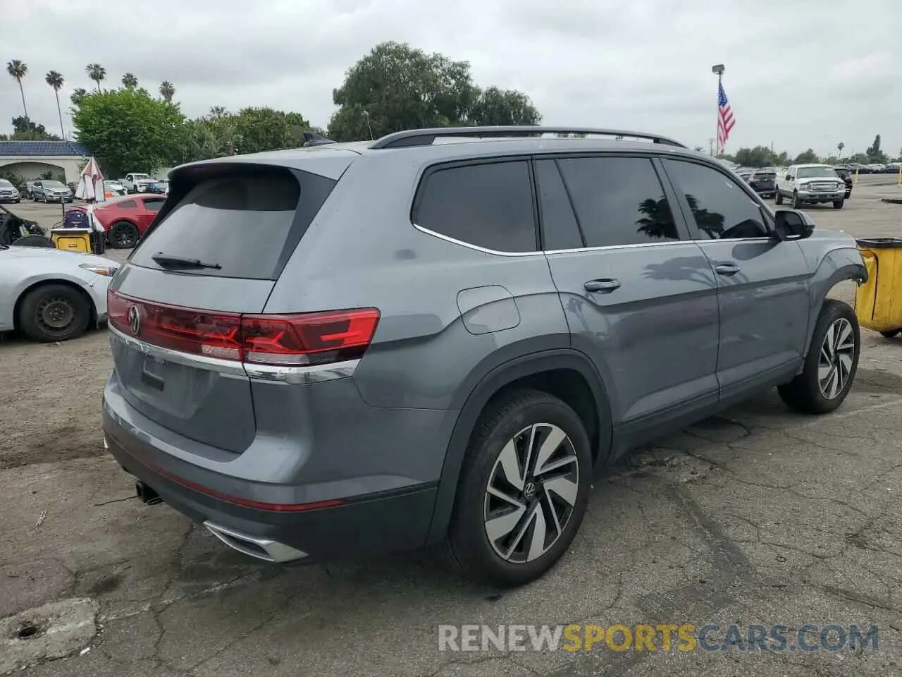 3 fotografías del automóvil dañado 1V2JR2CAXRC519125 VOLKSWAGEN ATLAS 2024