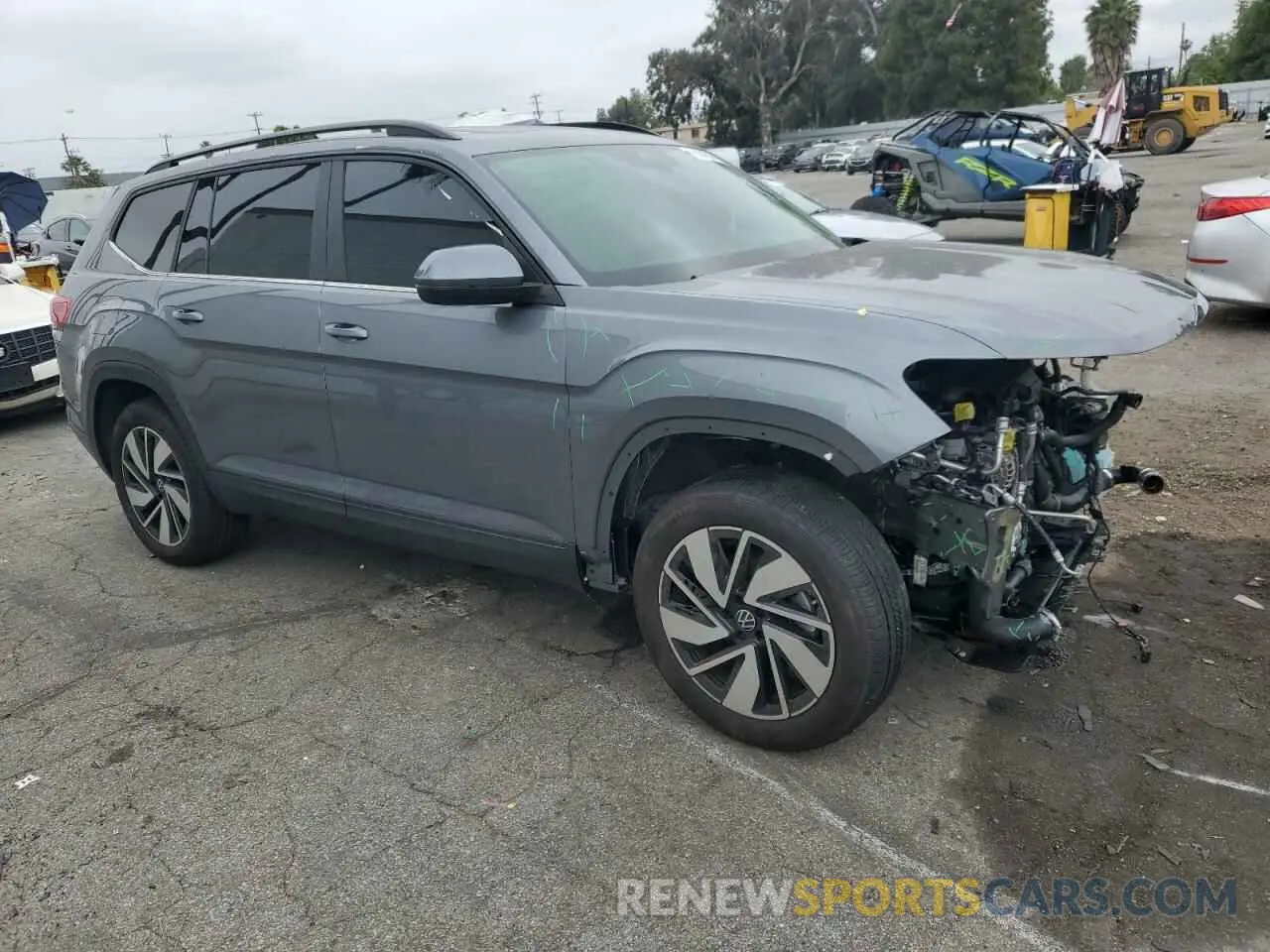 4 fotografías del automóvil dañado 1V2JR2CAXRC519125 VOLKSWAGEN ATLAS 2024