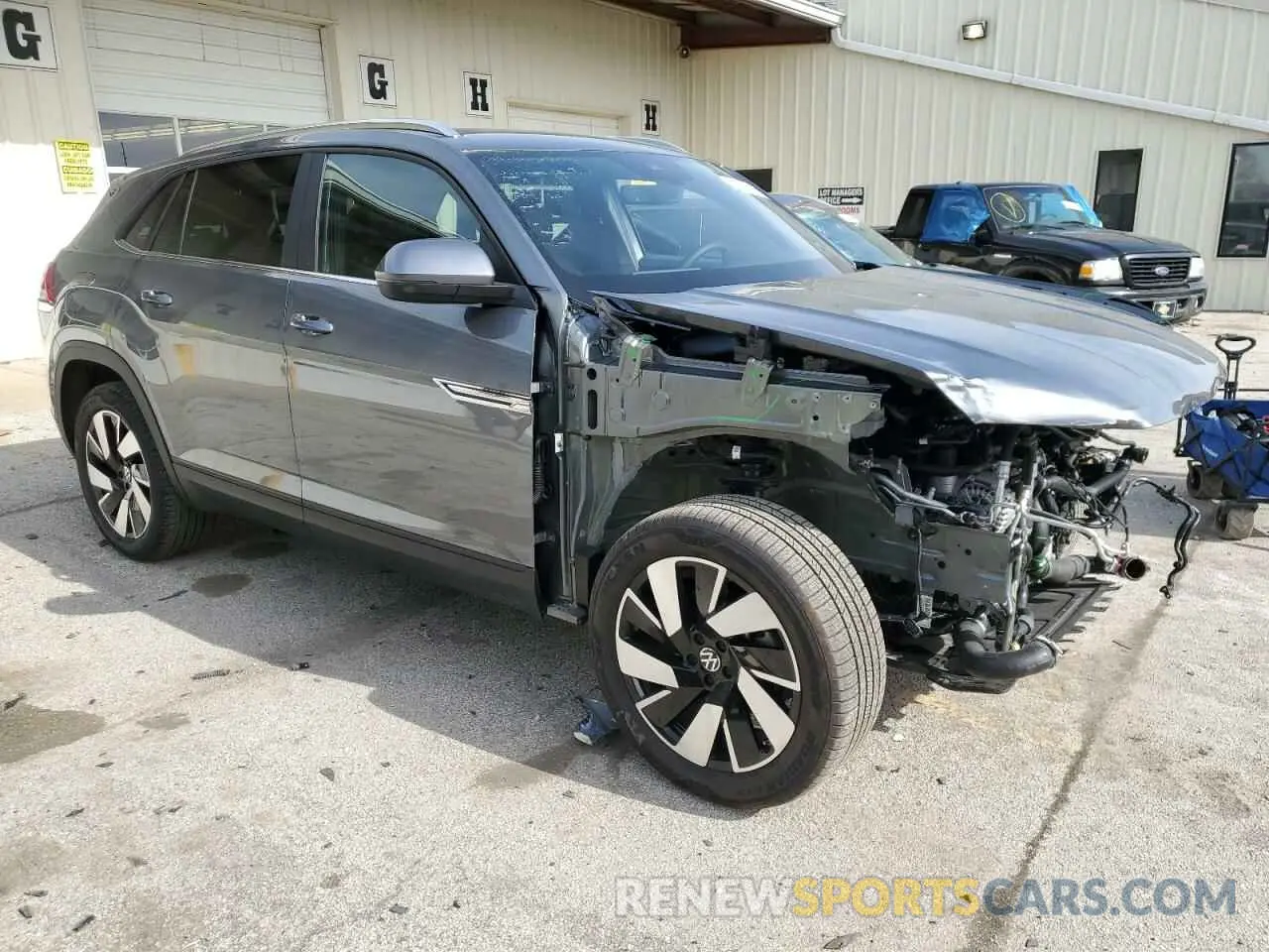 4 fotografías del automóvil dañado 1V2KE2CA1RC255860 VOLKSWAGEN ATLAS 2024