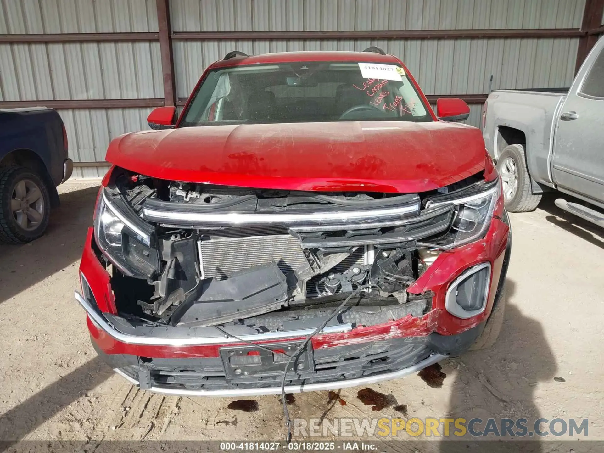 12 fotografías del automóvil dañado 1V2KR2CAXRC549178 VOLKSWAGEN ATLAS 2024