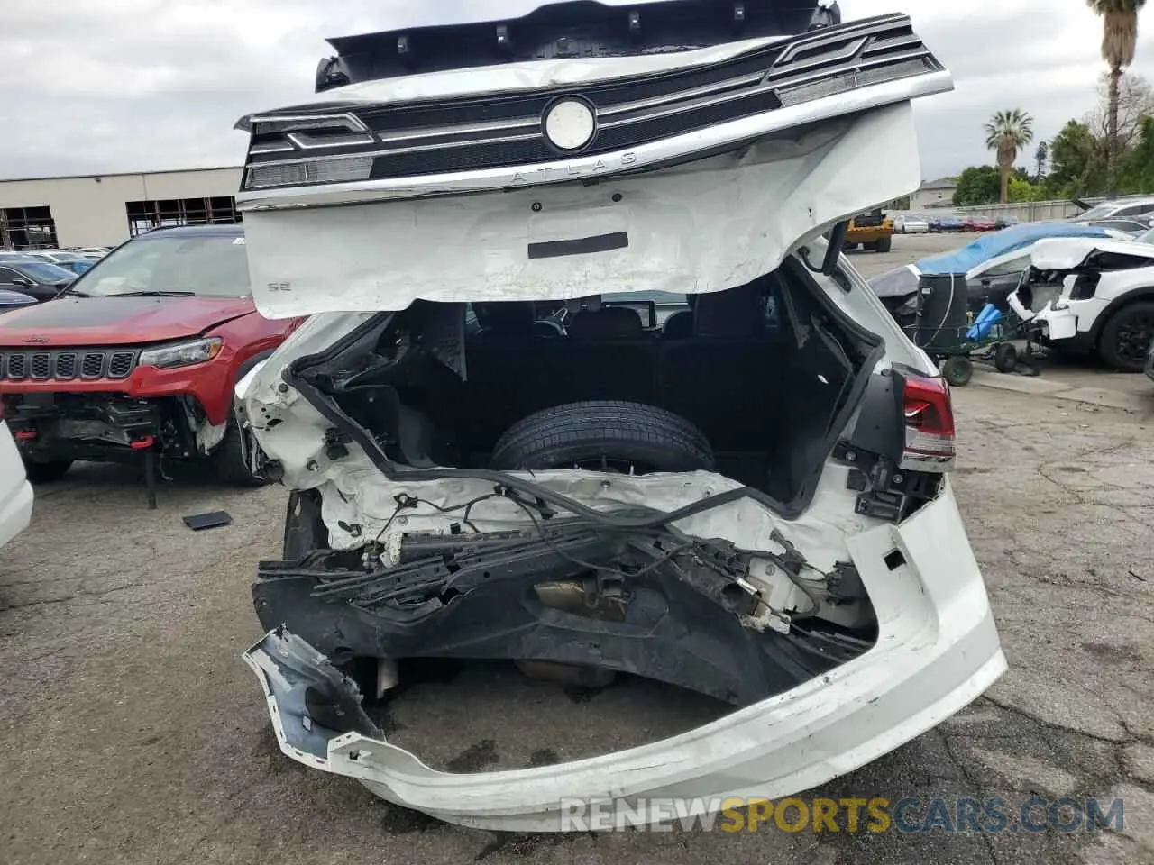 6 fotografías del automóvil dañado 1V2WE2CA4RC219534 VOLKSWAGEN ATLAS 2024