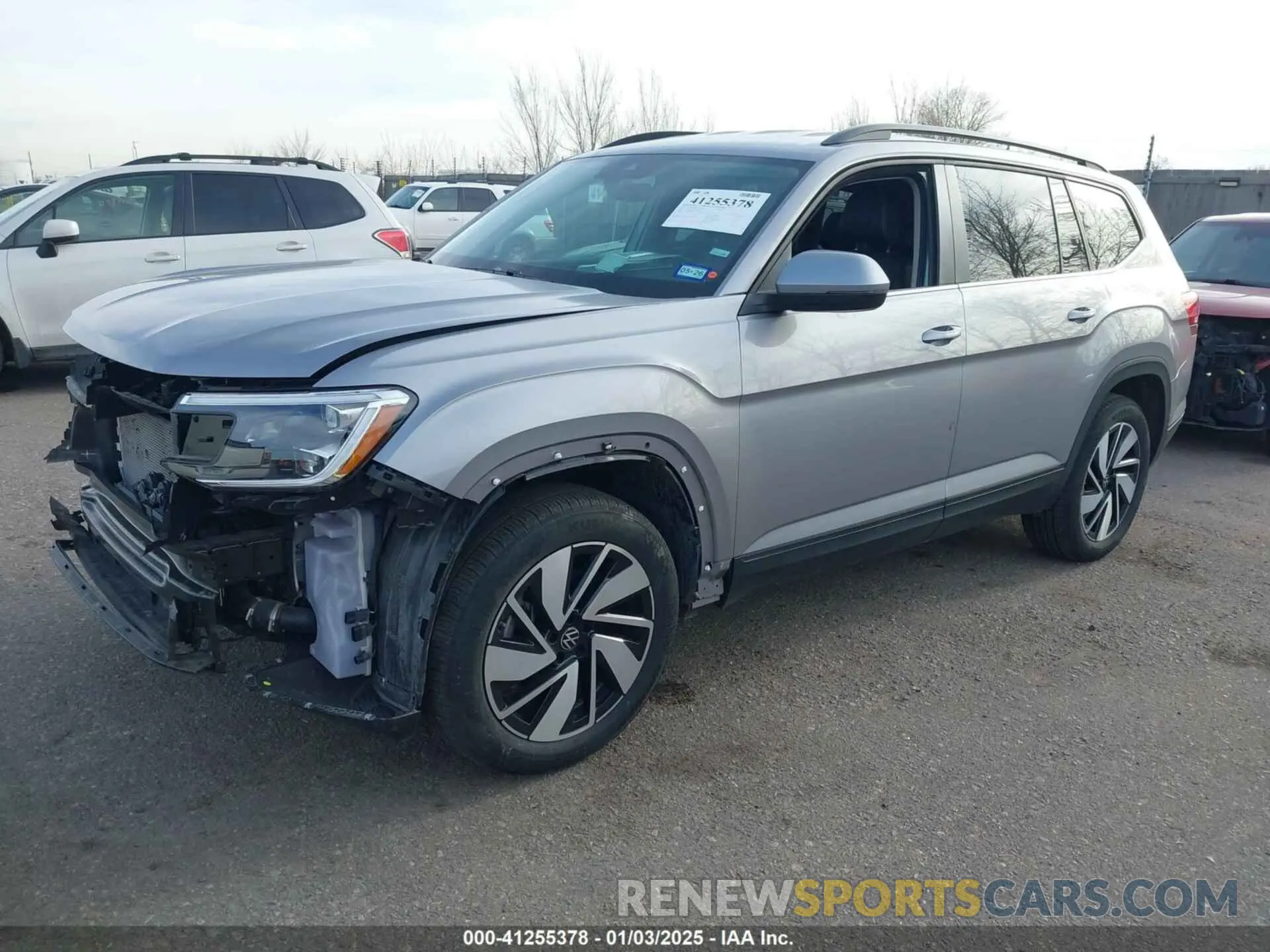 2 fotografías del automóvil dañado 1V2WR2CA6RC566660 VOLKSWAGEN ATLAS 2024
