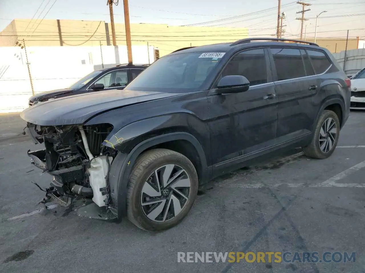 1 fotografías del automóvil dañado 1V2WR2CA9RC514763 VOLKSWAGEN ATLAS 2024