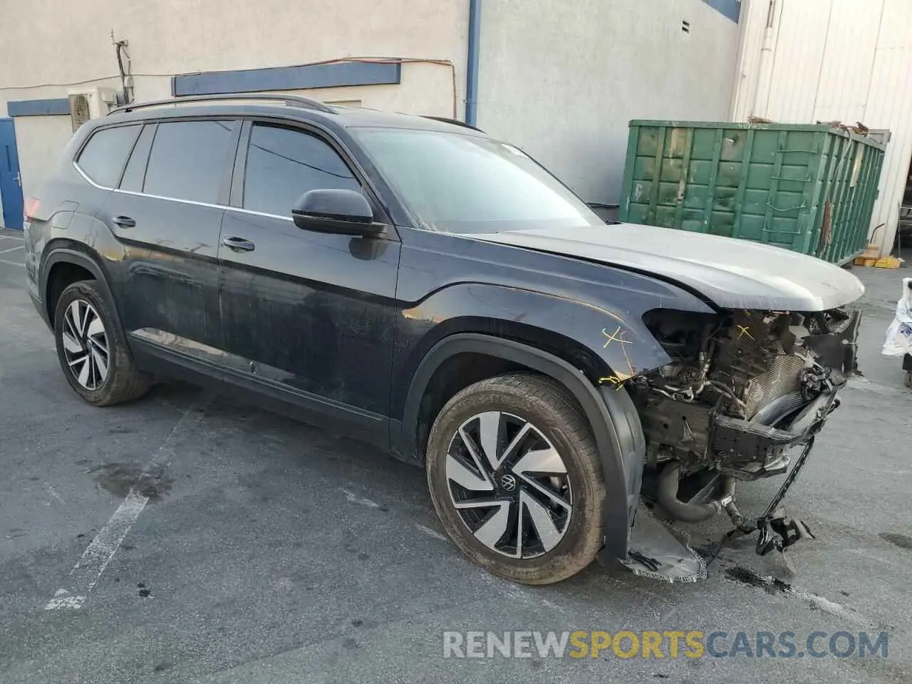 4 fotografías del automóvil dañado 1V2WR2CA9RC514763 VOLKSWAGEN ATLAS 2024