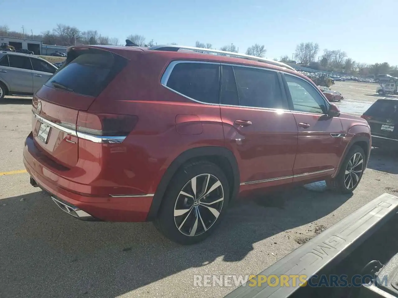 3 fotografías del automóvil dañado 1V2FR2CAXSC505883 VOLKSWAGEN ATLAS 2025