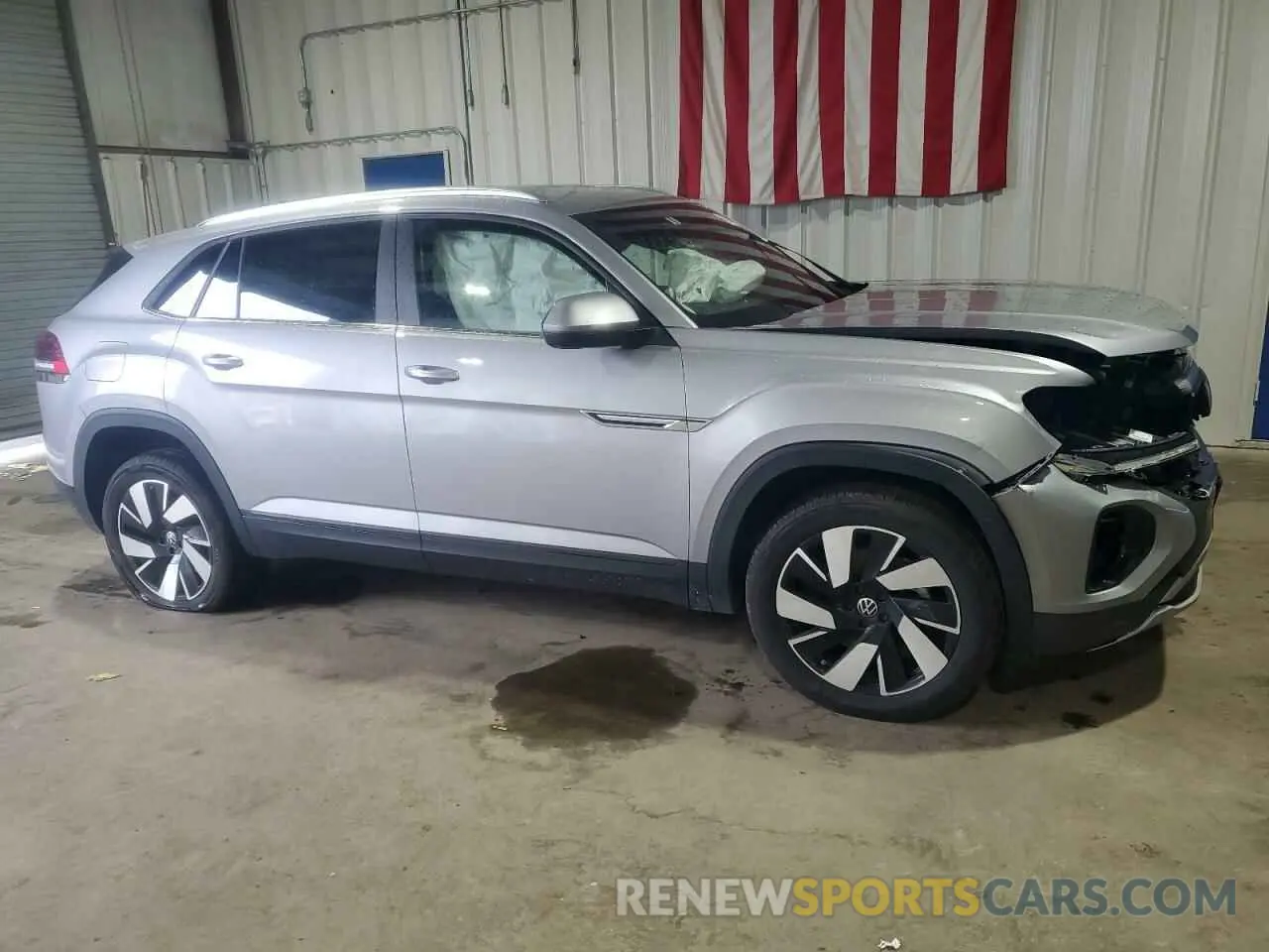 4 fotografías del automóvil dañado 1V2HE2CA2SC204447 VOLKSWAGEN ATLAS 2025