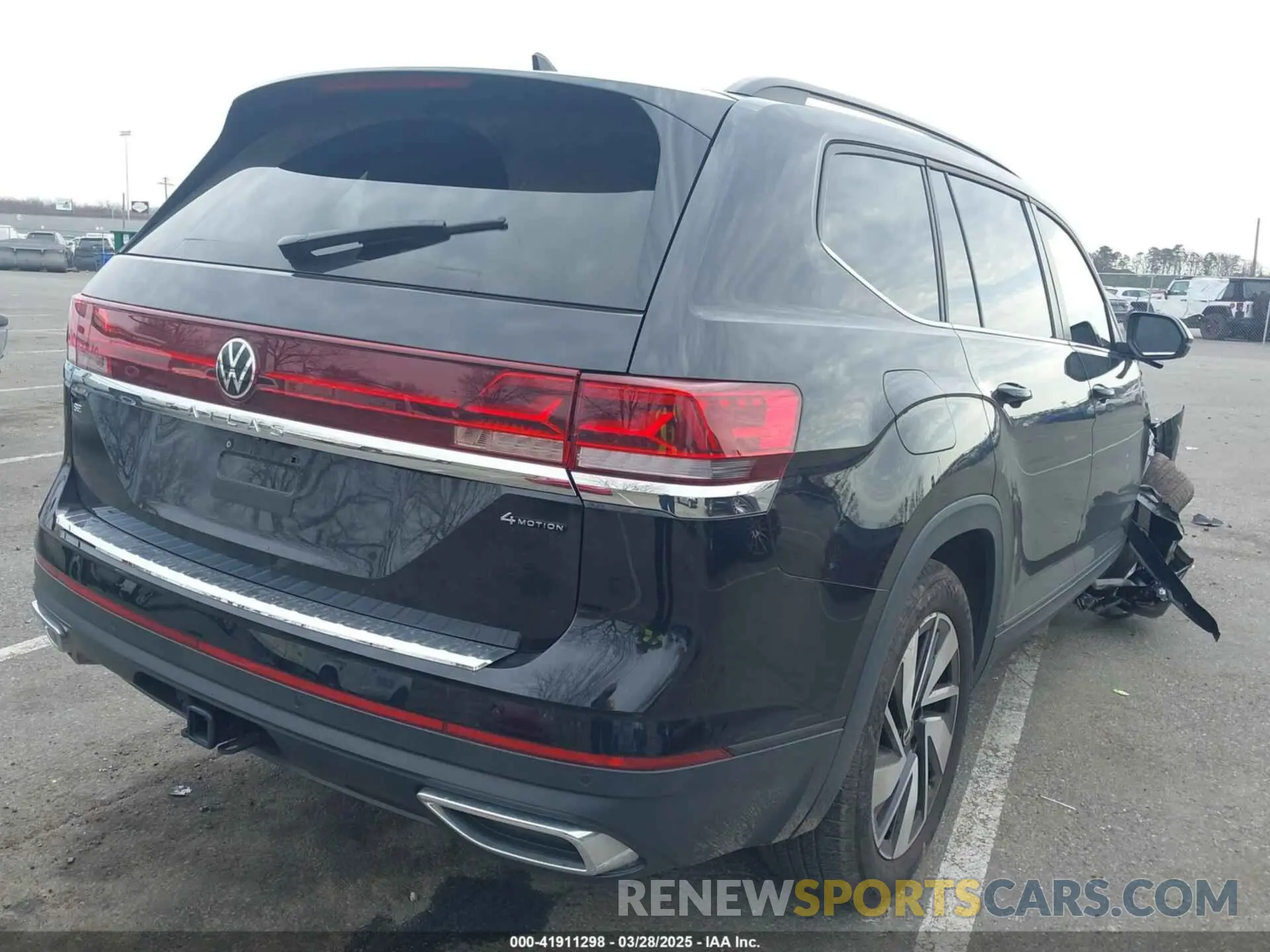 4 fotografías del automóvil dañado 1V2KR2CA8SC507856 VOLKSWAGEN ATLAS 2025