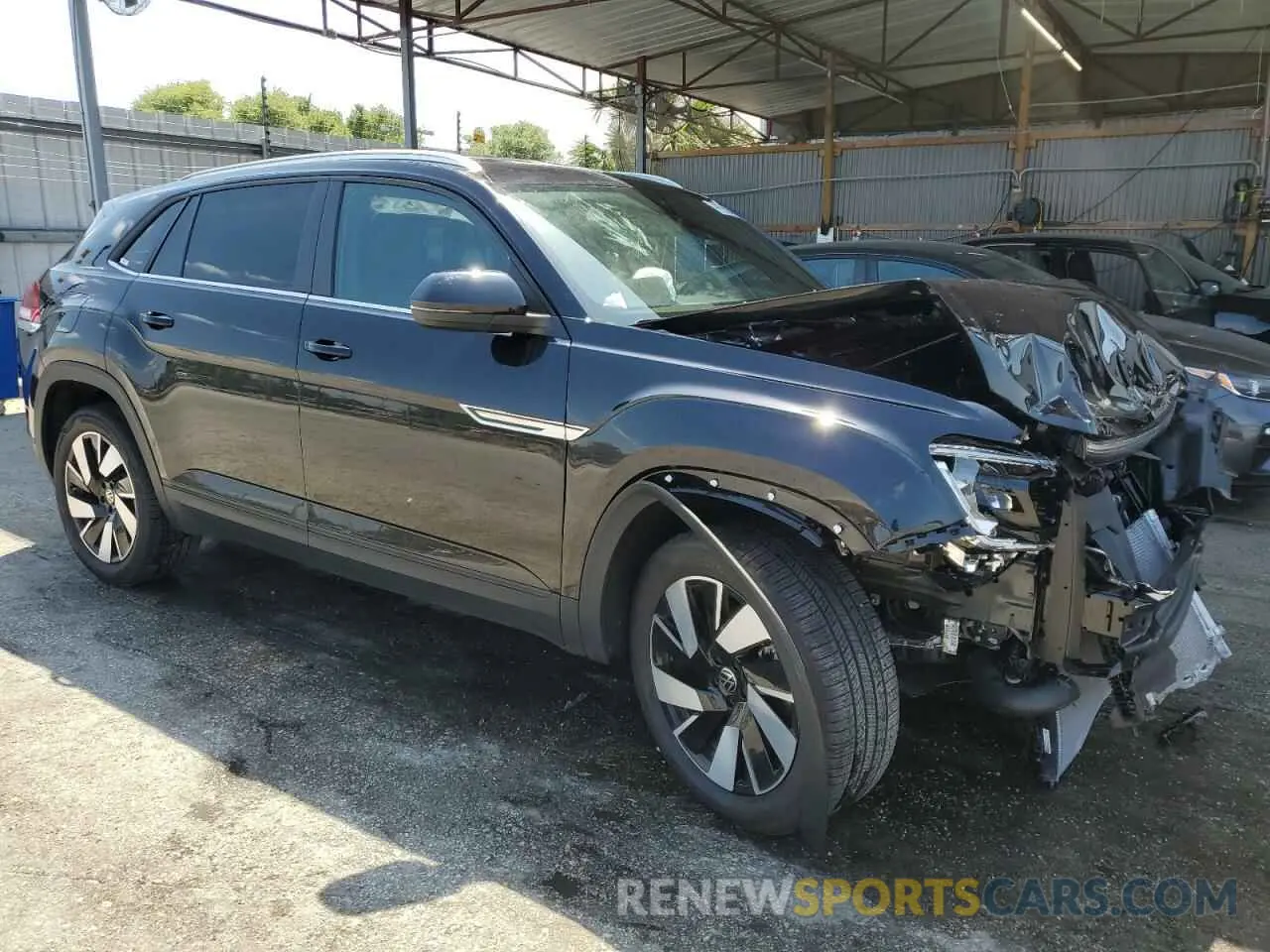 4 fotografías del automóvil dañado 1V2WE2CA5SC207253 VOLKSWAGEN ATLAS 2025