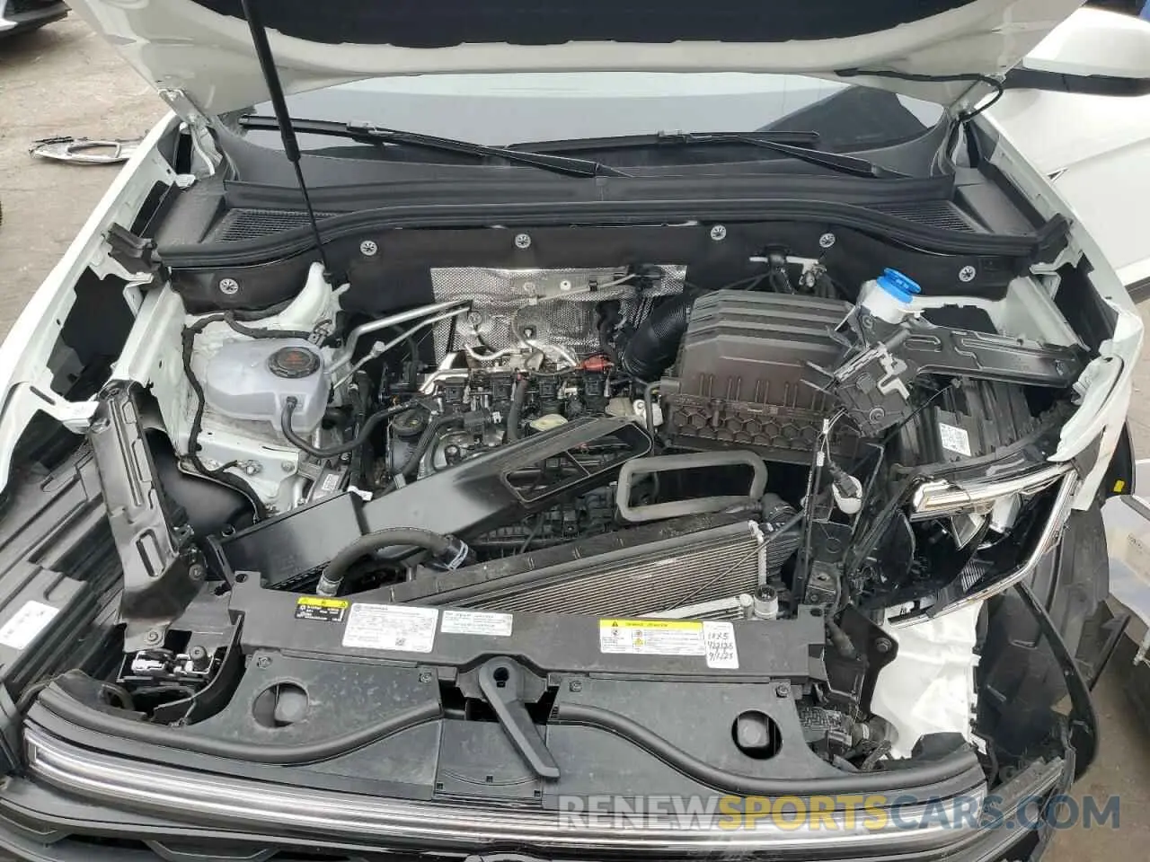 12 fotografías del automóvil dañado 1V2WE2CA6SC200148 VOLKSWAGEN ATLAS 2025