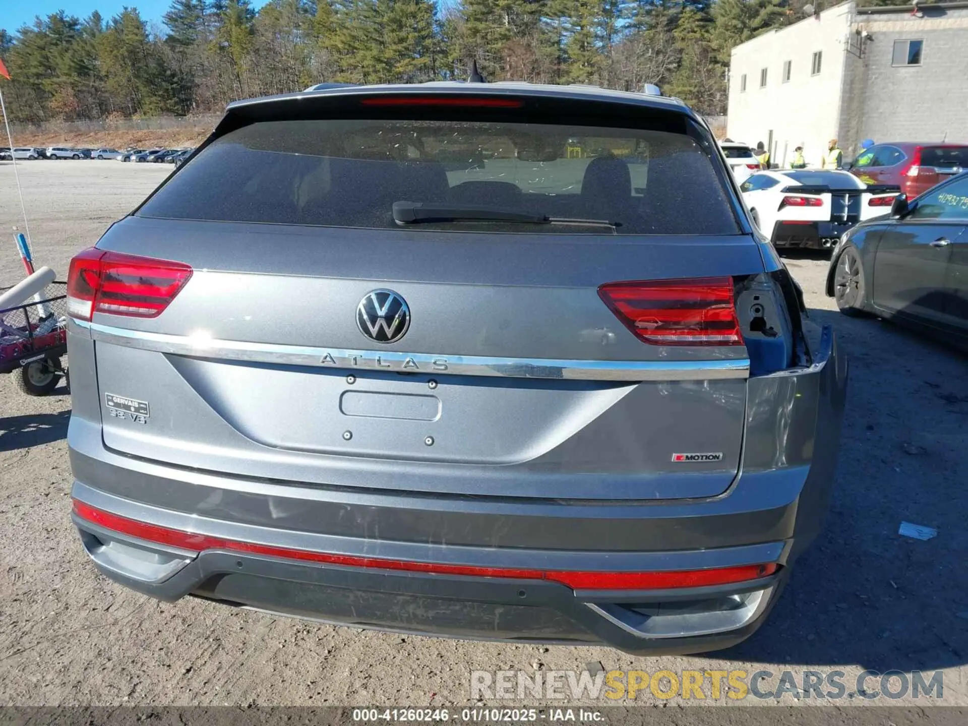 17 fotografías del automóvil dañado 1V21E2CA2LC212129 VOLKSWAGEN ATLAS CROSS SPORT 2020