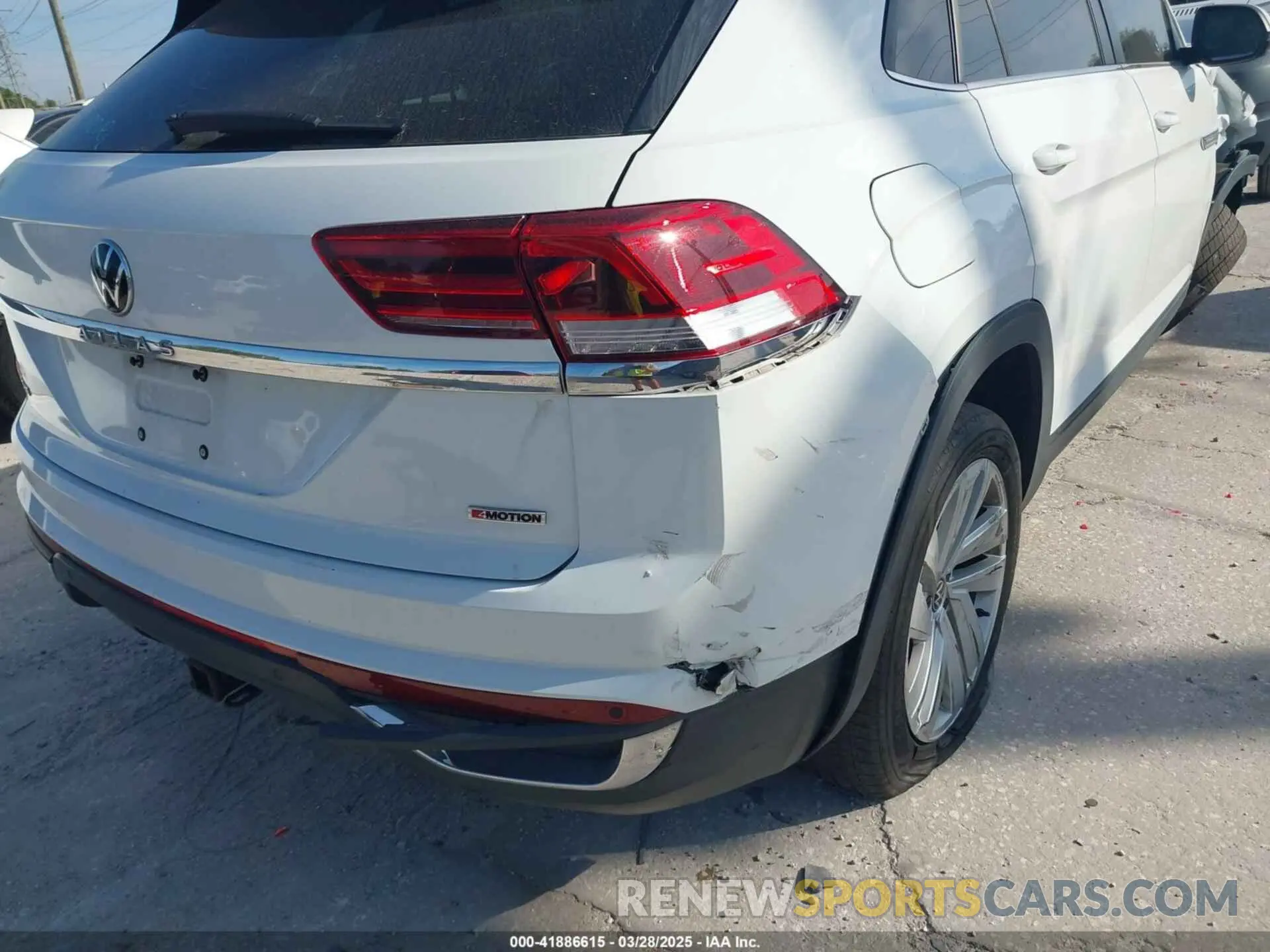20 fotografías del automóvil dañado 1V21E2CA8LC226956 VOLKSWAGEN ATLAS CROSS SPORT 2020