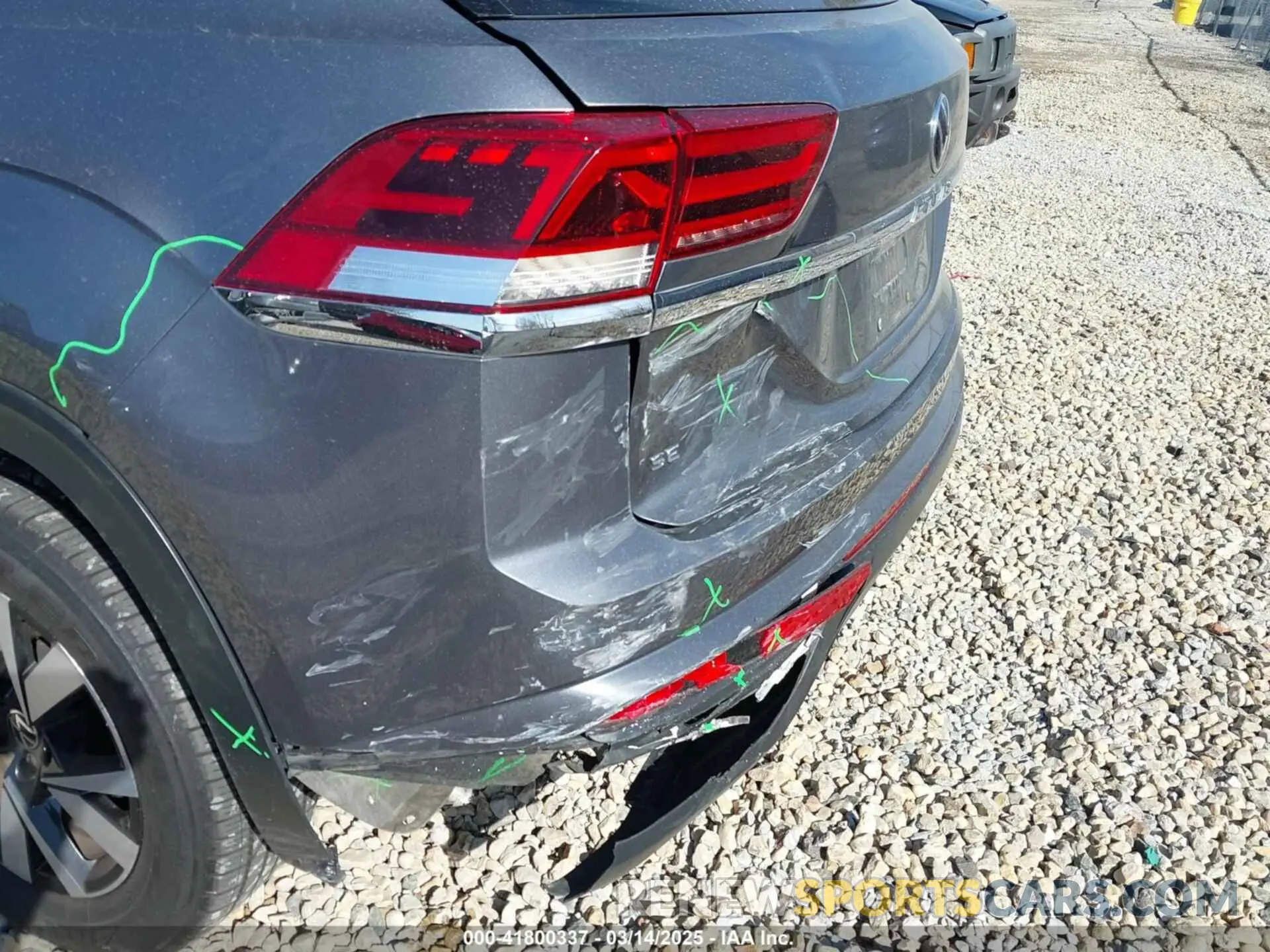 6 fotografías del automóvil dañado 1V24C2CAXLC203018 VOLKSWAGEN ATLAS CROSS SPORT 2020