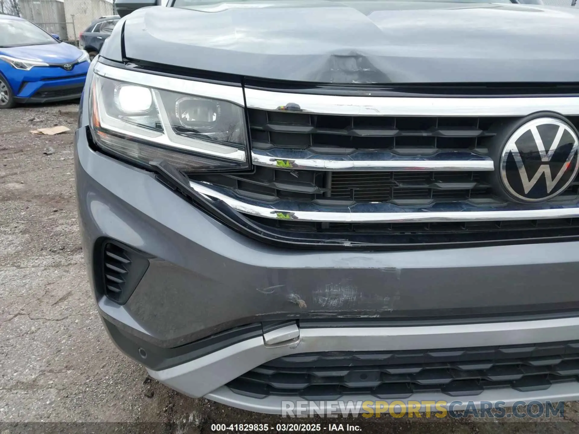 6 fotografías del automóvil dañado 1V25C2CA1LC201646 VOLKSWAGEN ATLAS CROSS SPORT 2020