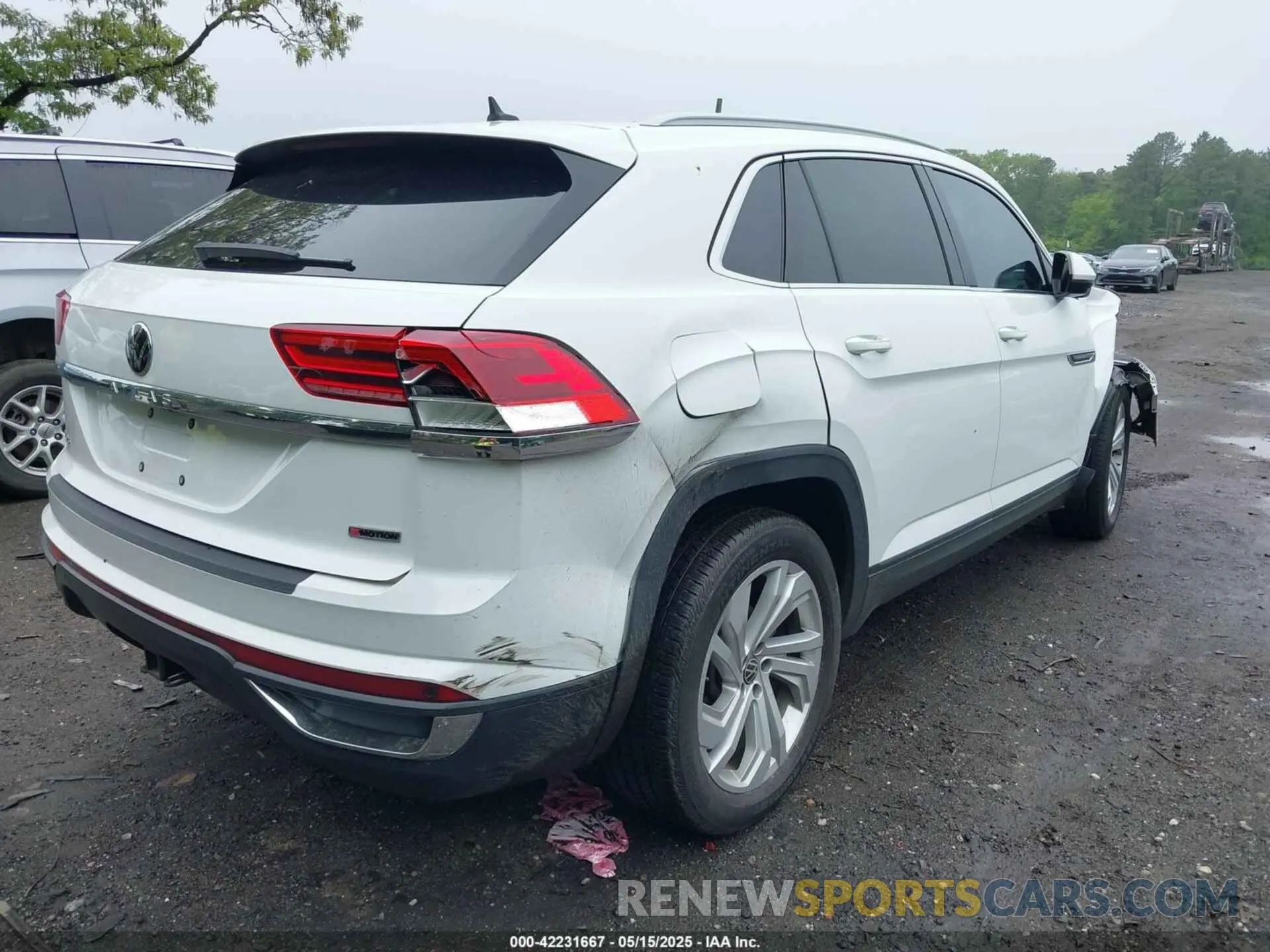 4 fotografías del automóvil dañado 1V2ME2CA5LC208928 VOLKSWAGEN ATLAS CROSS SPORT 2020