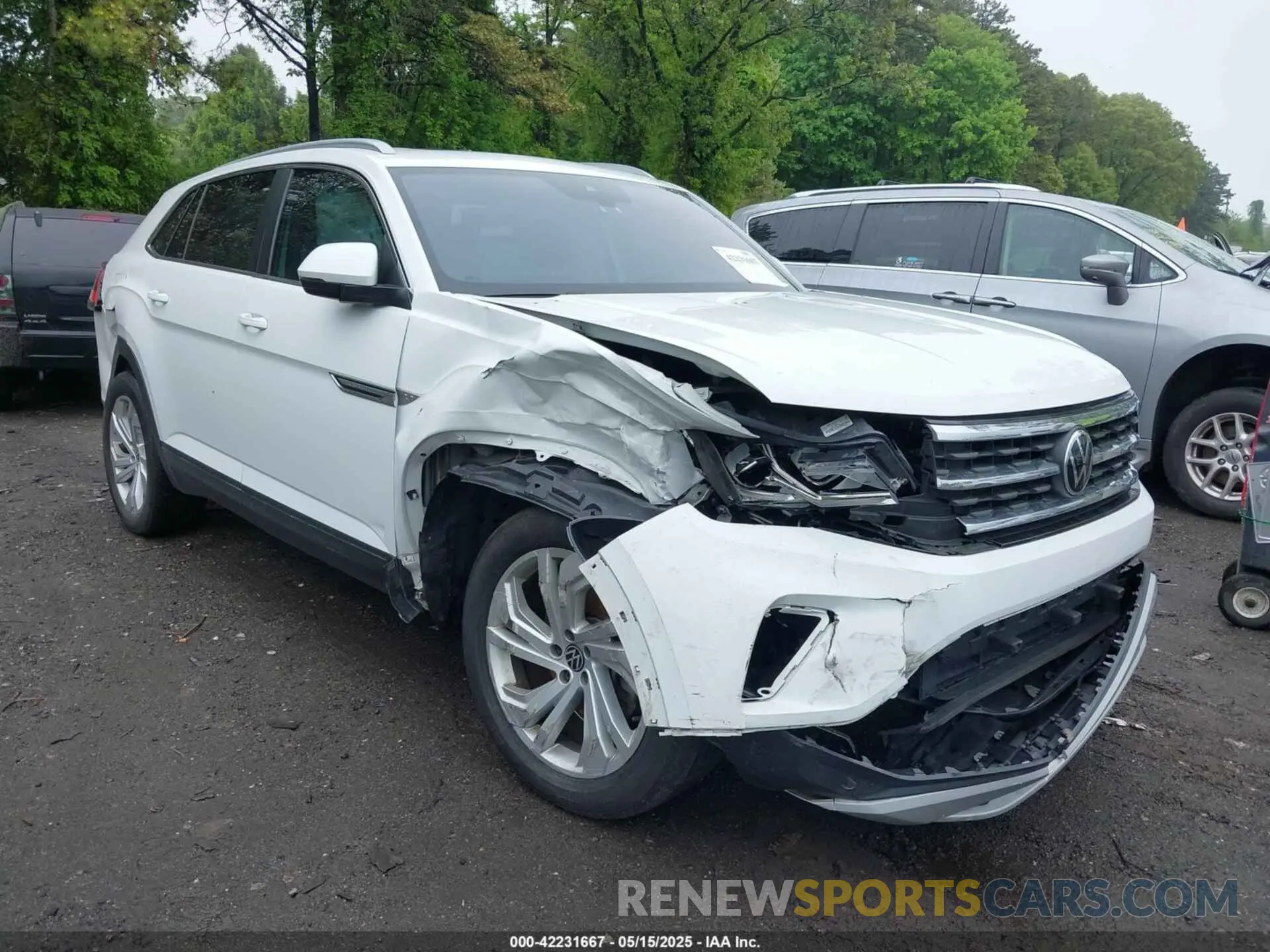 6 fotografías del automóvil dañado 1V2ME2CA5LC208928 VOLKSWAGEN ATLAS CROSS SPORT 2020