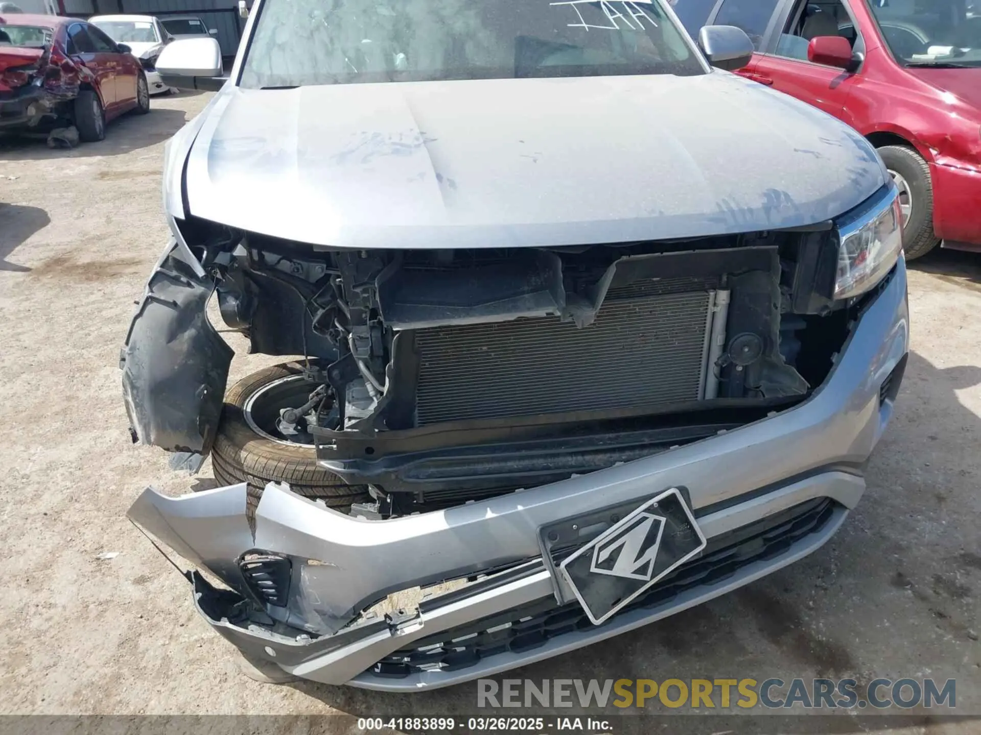 6 fotografías del automóvil dañado 1V2ME2CAXLC209573 VOLKSWAGEN ATLAS CROSS SPORT 2020