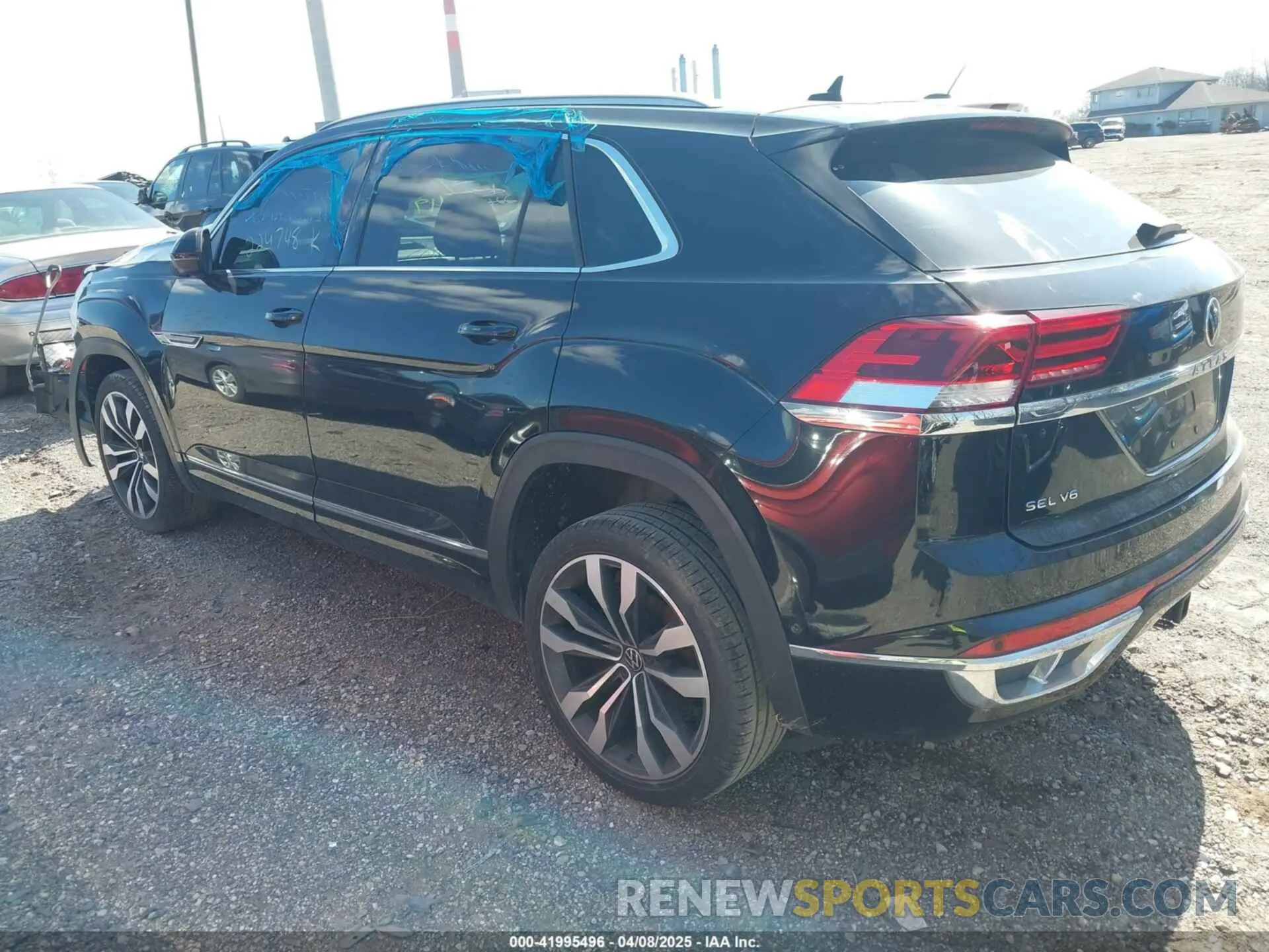 3 fotografías del automóvil dañado 1V2TE2CA1LC224748 VOLKSWAGEN ATLAS CROSS SPORT 2020
