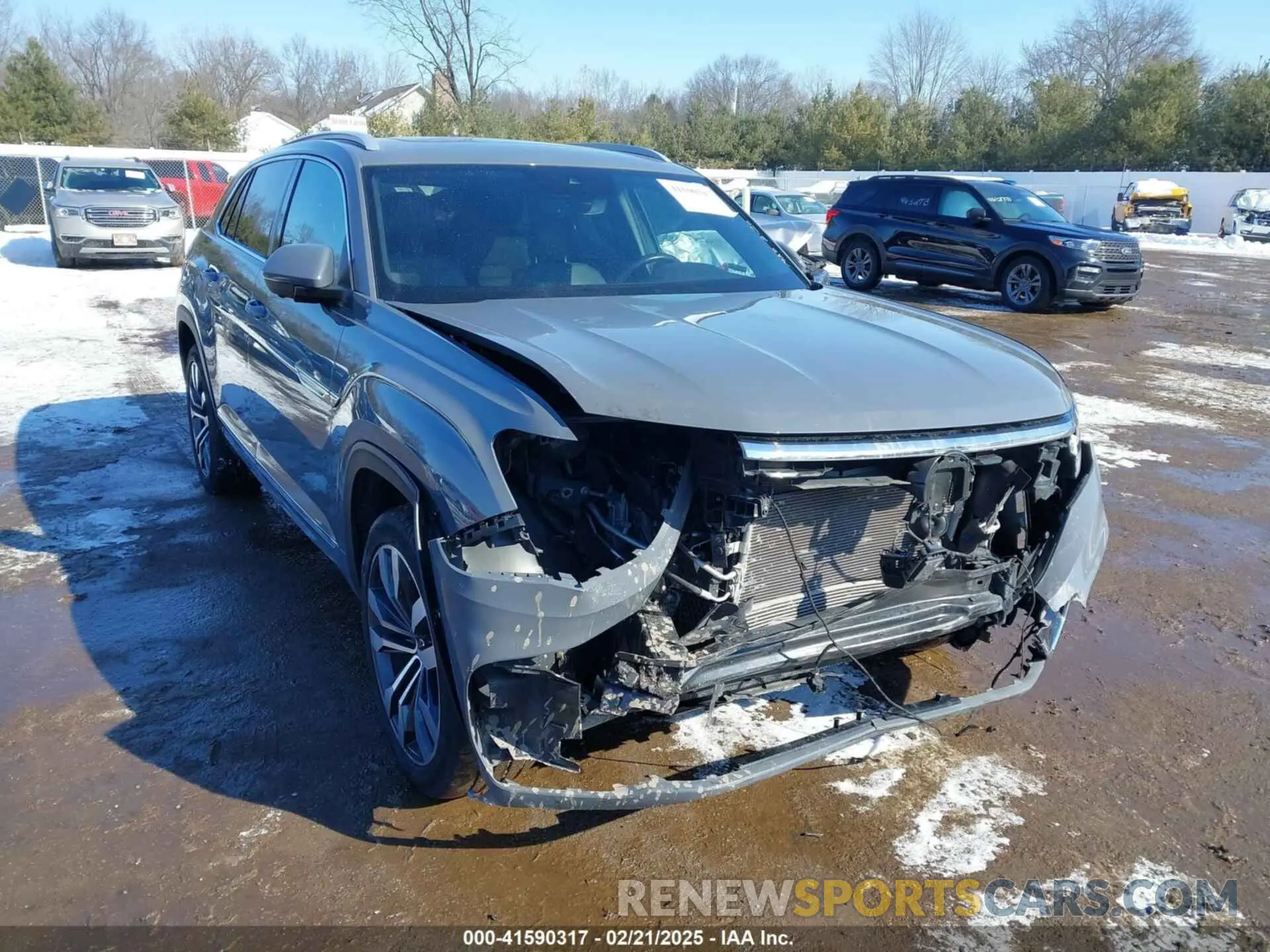 1 fotografías del automóvil dañado 1V2TE2CA9LC224044 VOLKSWAGEN ATLAS CROSS SPORT 2020