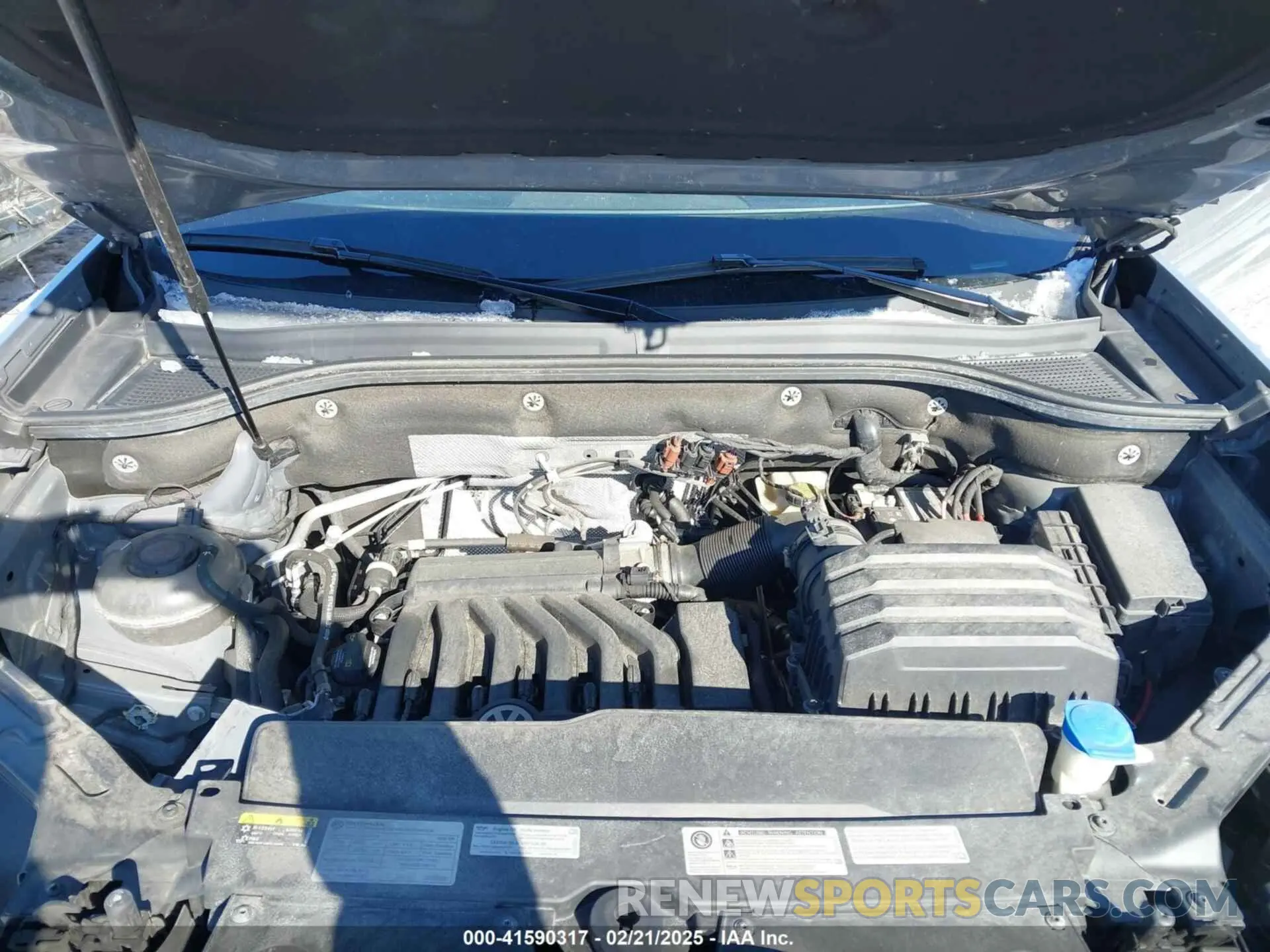 10 fotografías del automóvil dañado 1V2TE2CA9LC224044 VOLKSWAGEN ATLAS CROSS SPORT 2020