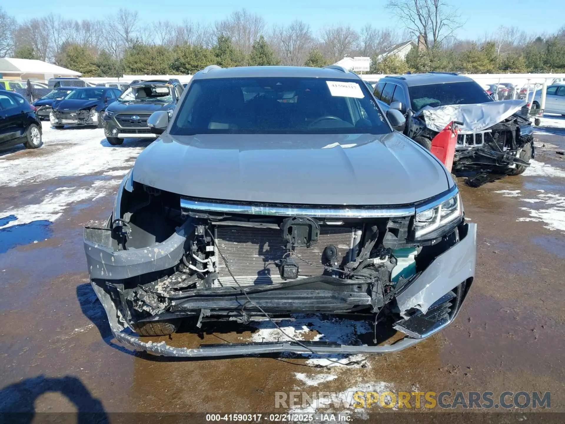 13 fotografías del automóvil dañado 1V2TE2CA9LC224044 VOLKSWAGEN ATLAS CROSS SPORT 2020